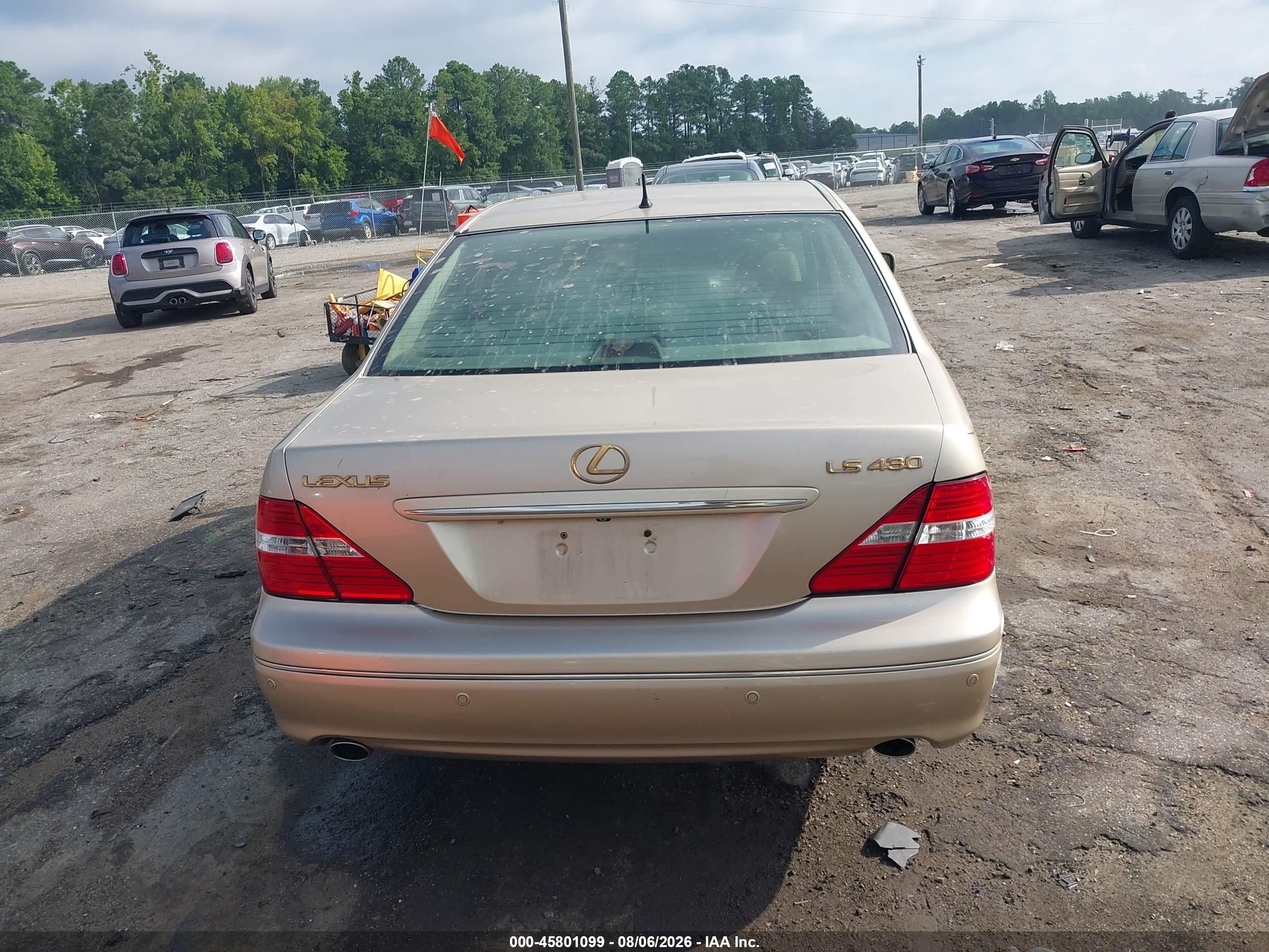 2004 Lexus Ls 430 Gold vin: JTHBN36F340172034