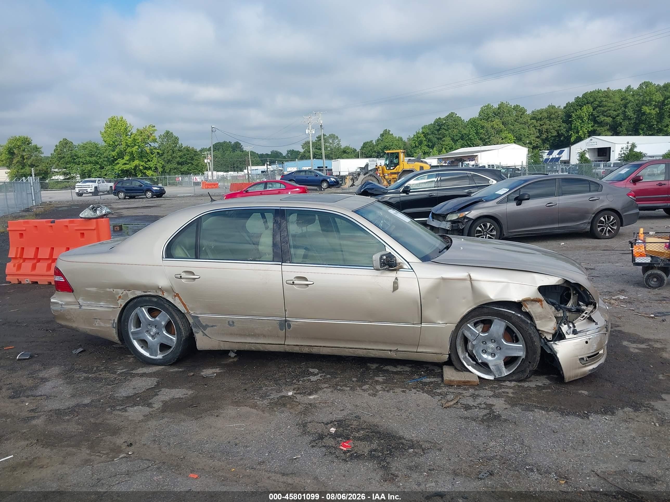 2004 Lexus Ls 430 Gold vin: JTHBN36F340172034