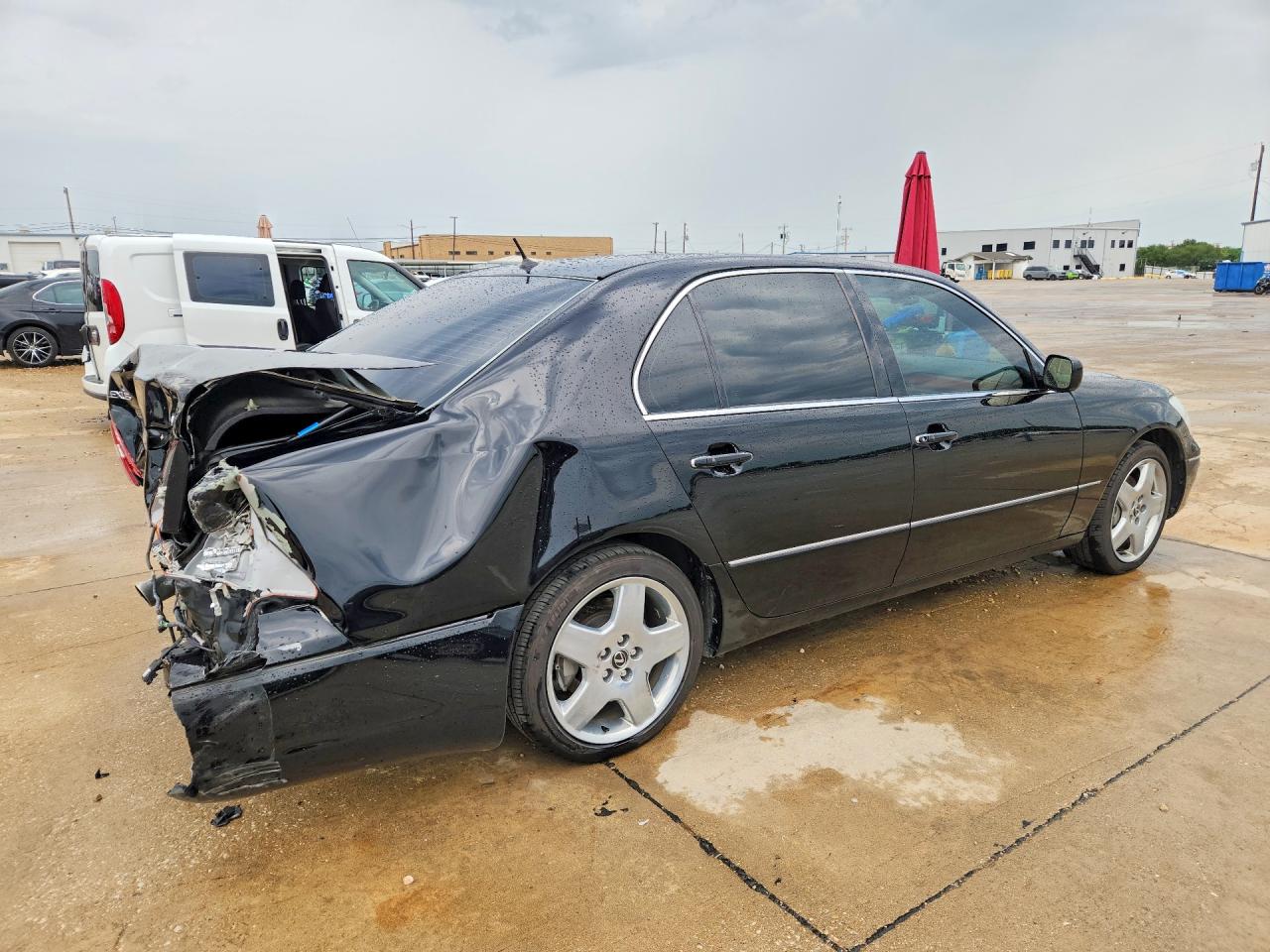 2005 Lexus Ls 430 Black vin: JTHBN36F350174559
