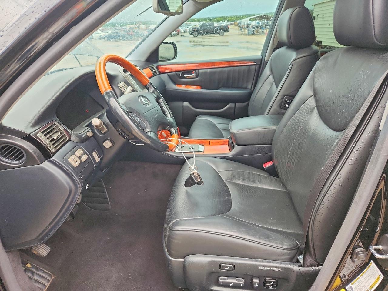 2005 Lexus Ls 430 Black vin: JTHBN36F350174559