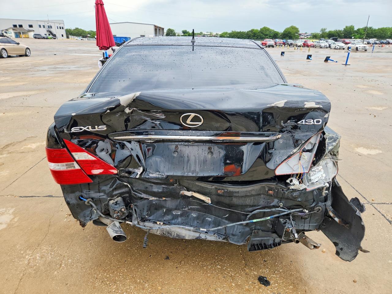 2005 Lexus Ls 430 Black vin: JTHBN36F350174559