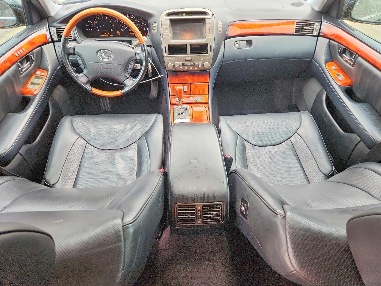 2005 Lexus Ls 430 Black vin: JTHBN36F350174559