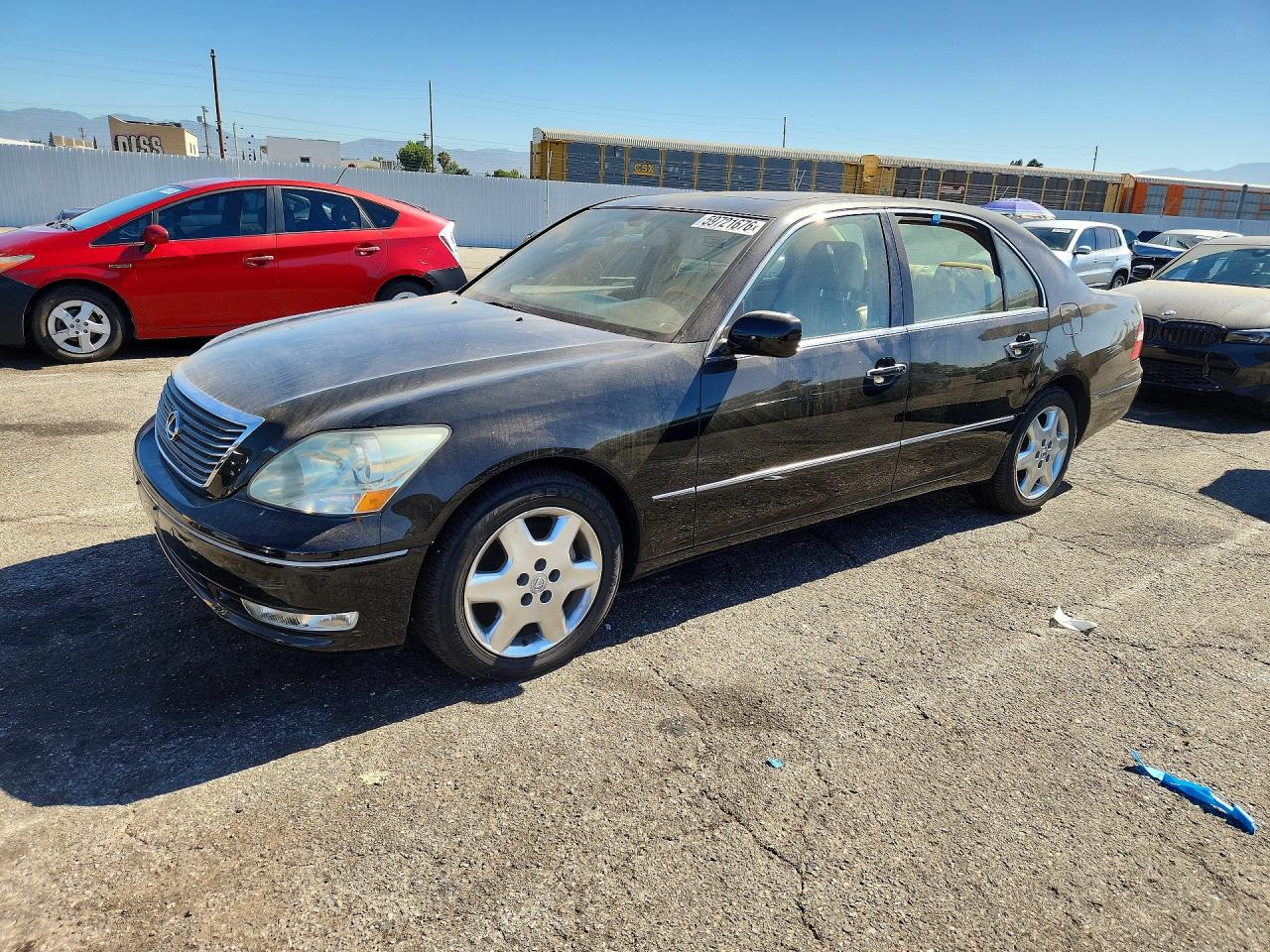2005 Lexus Ls 430 Black vin: JTHBN36F350177364