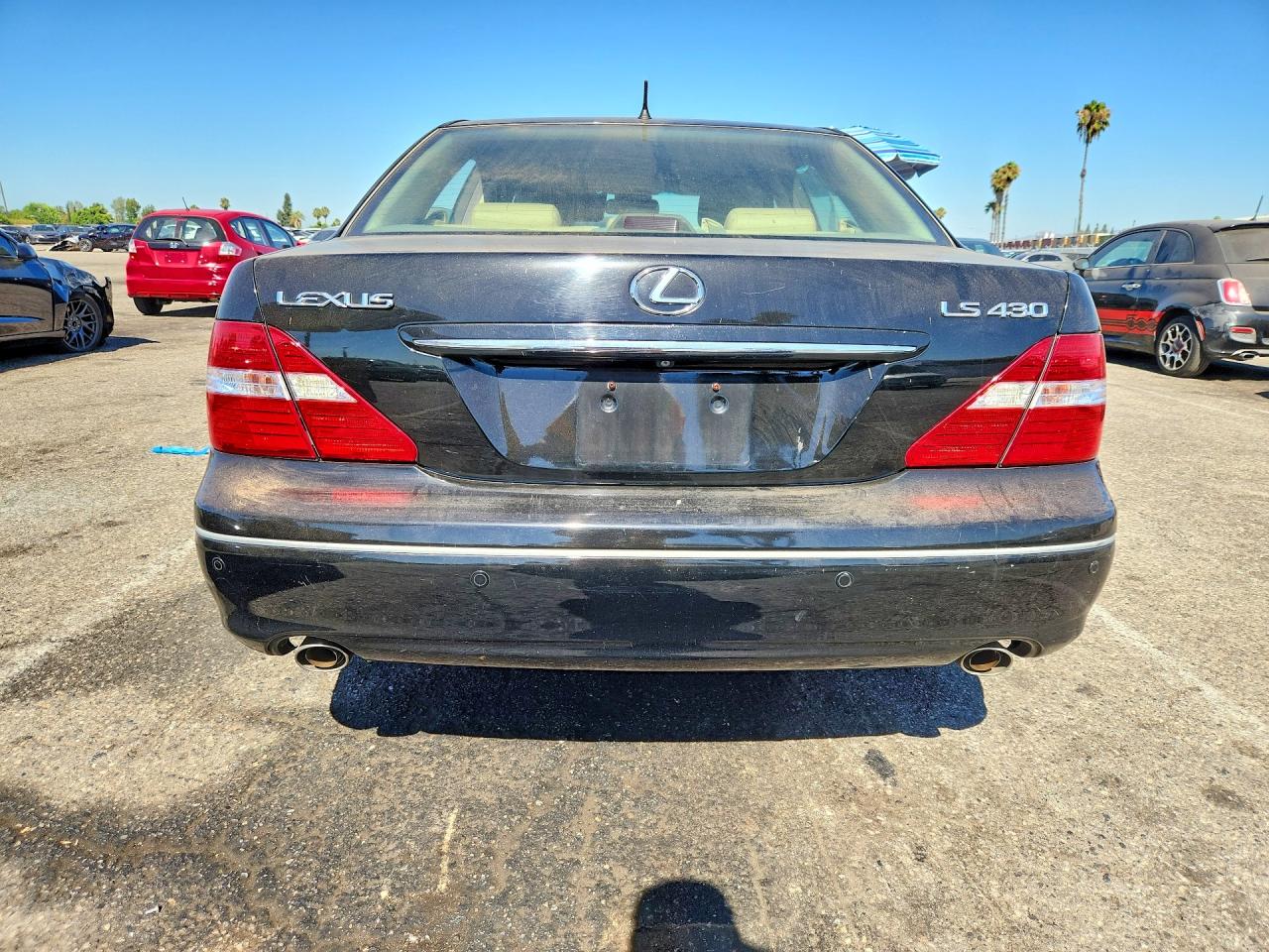 2005 Lexus Ls 430 Black vin: JTHBN36F350177364