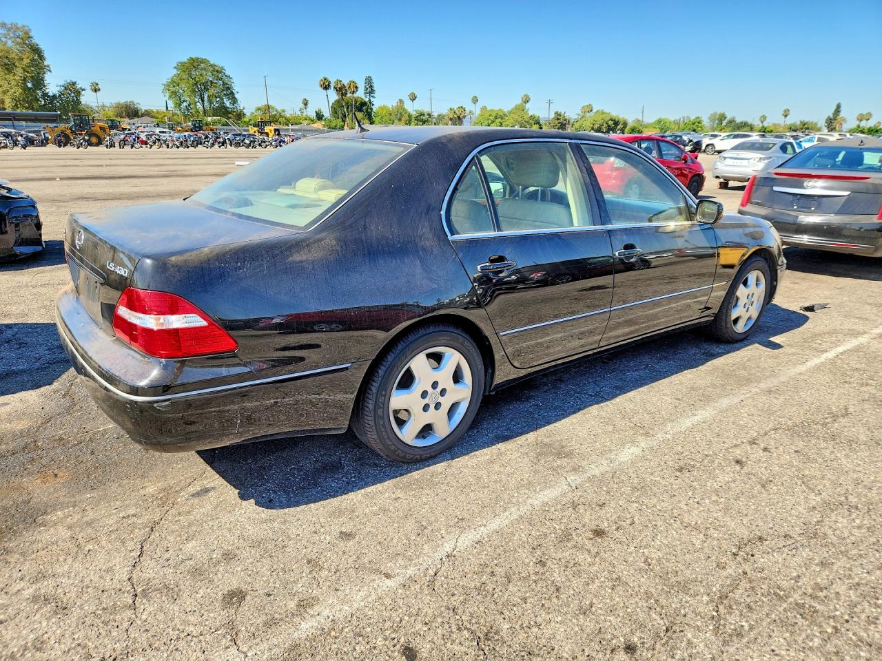 2005 Lexus Ls 430 Black vin: JTHBN36F350177364