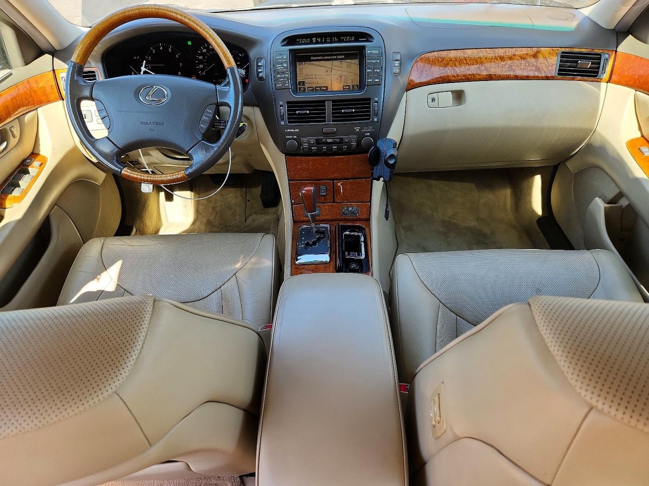 2005 Lexus Ls 430 Black vin: JTHBN36F350177364