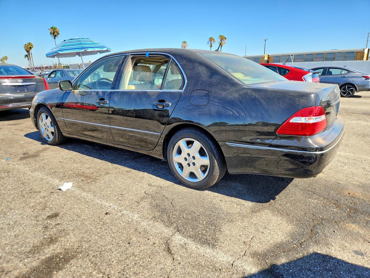 2005 Lexus Ls 430 Black vin: JTHBN36F350177364
