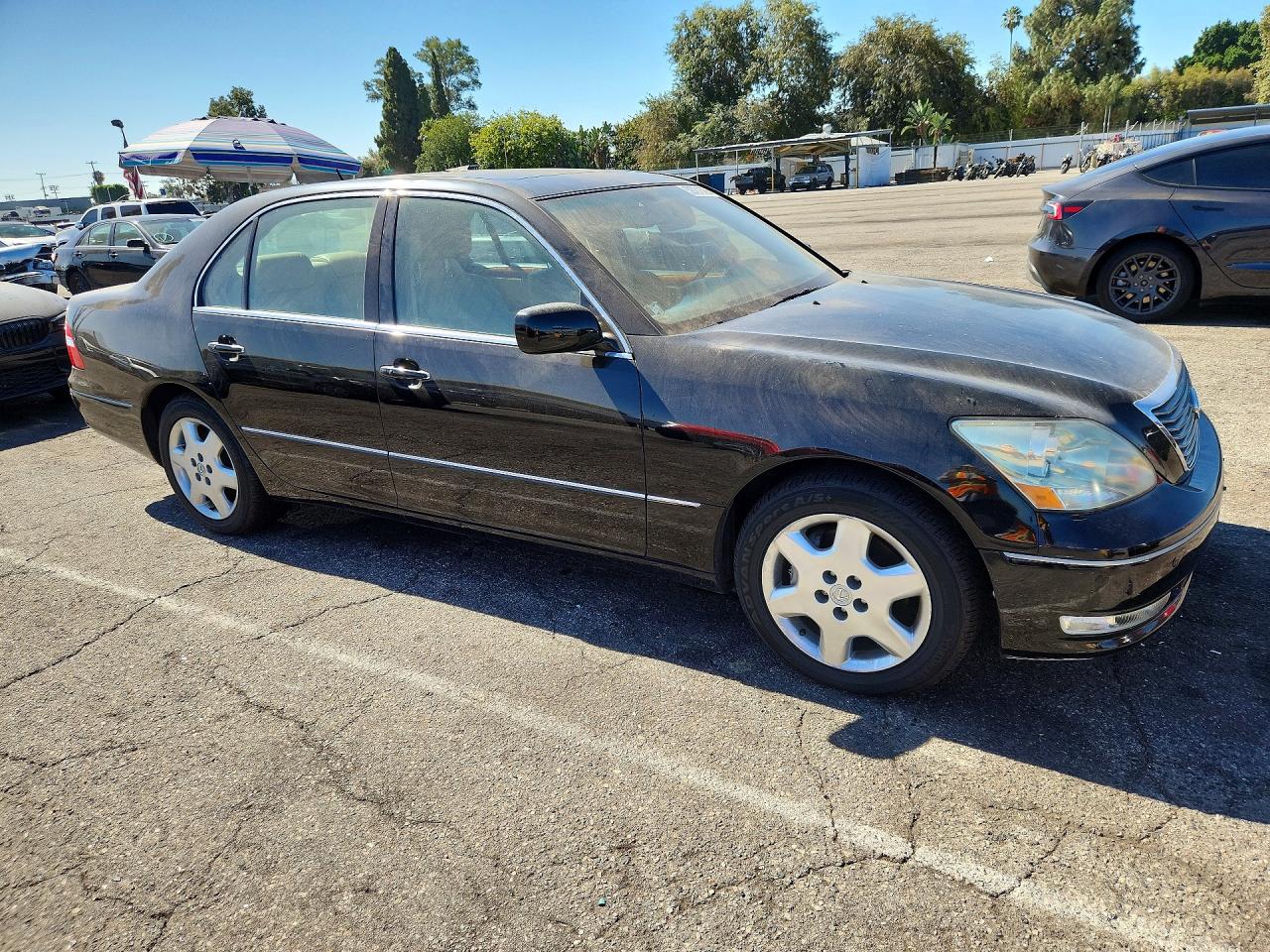 2005 Lexus Ls 430 Black vin: JTHBN36F350177364