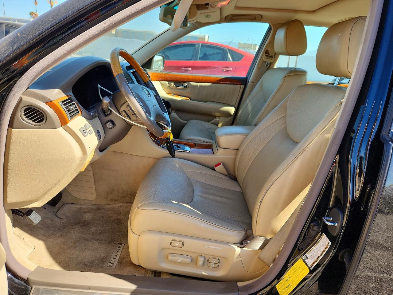 2005 Lexus Ls 430 Black vin: JTHBN36F350177364