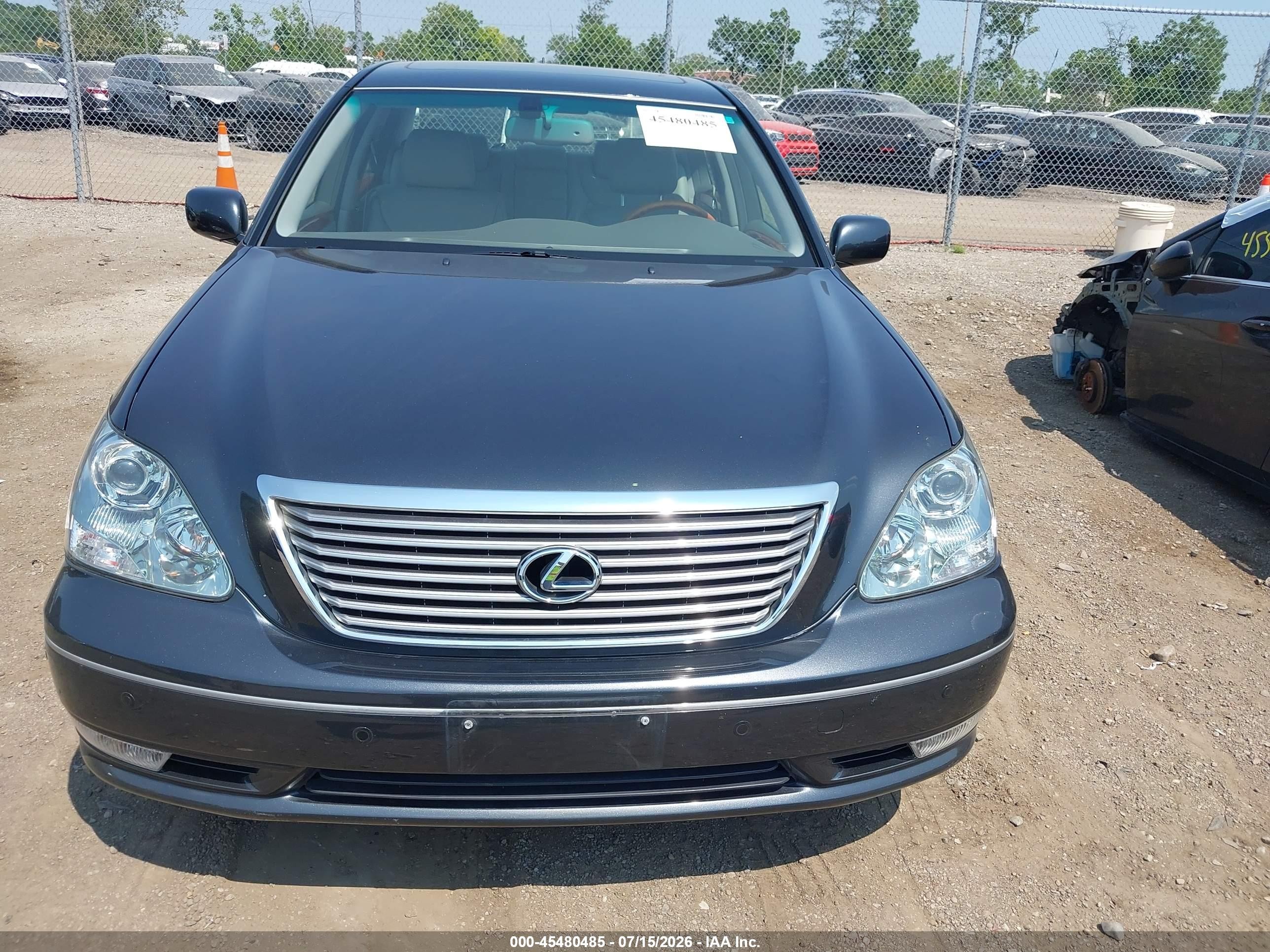 2005 Lexus Ls 430   Gray vin: JTHBN36F350178790