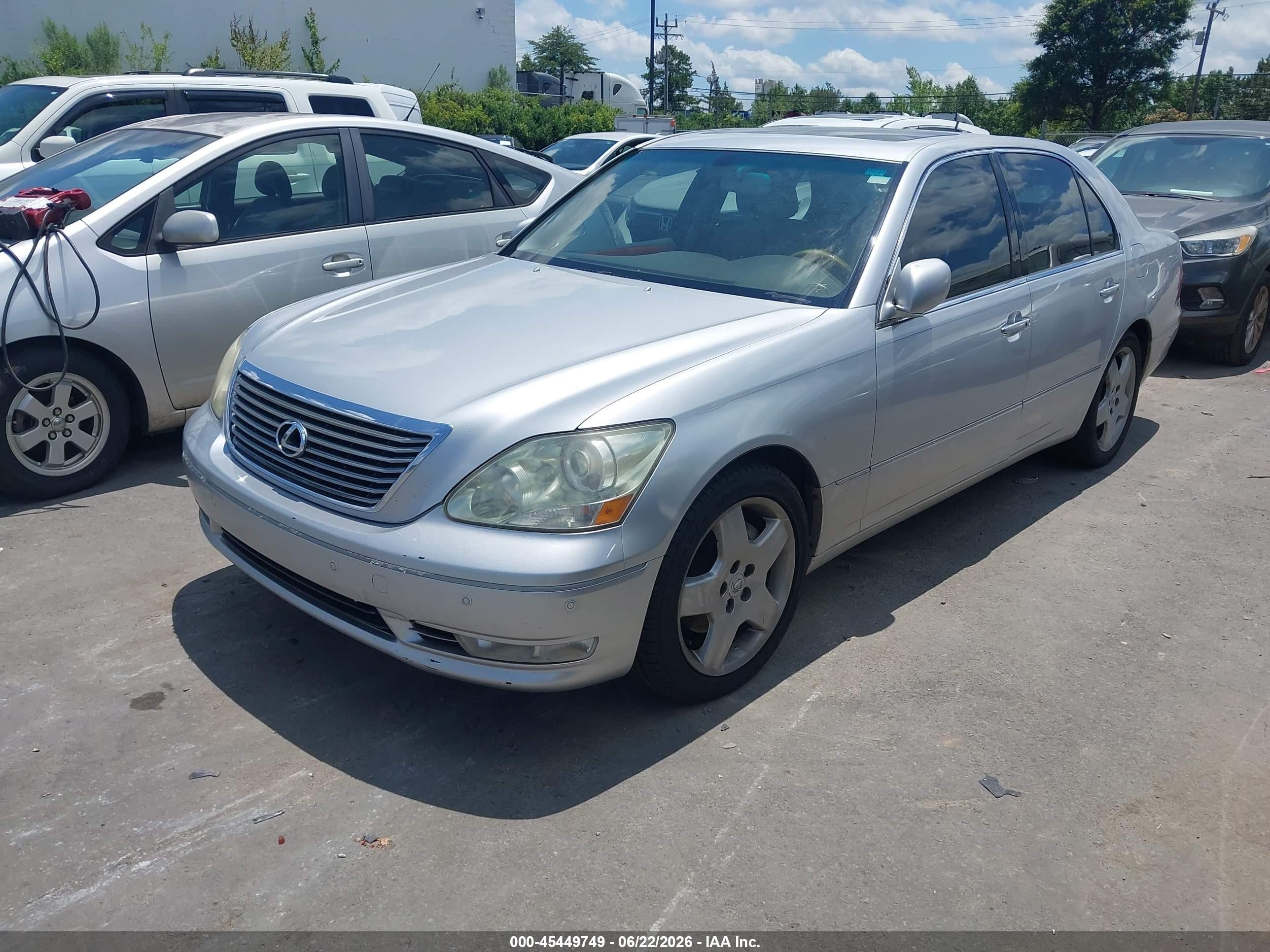 2005 Lexus Ls 430   Silver vin: JTHBN36F355011400