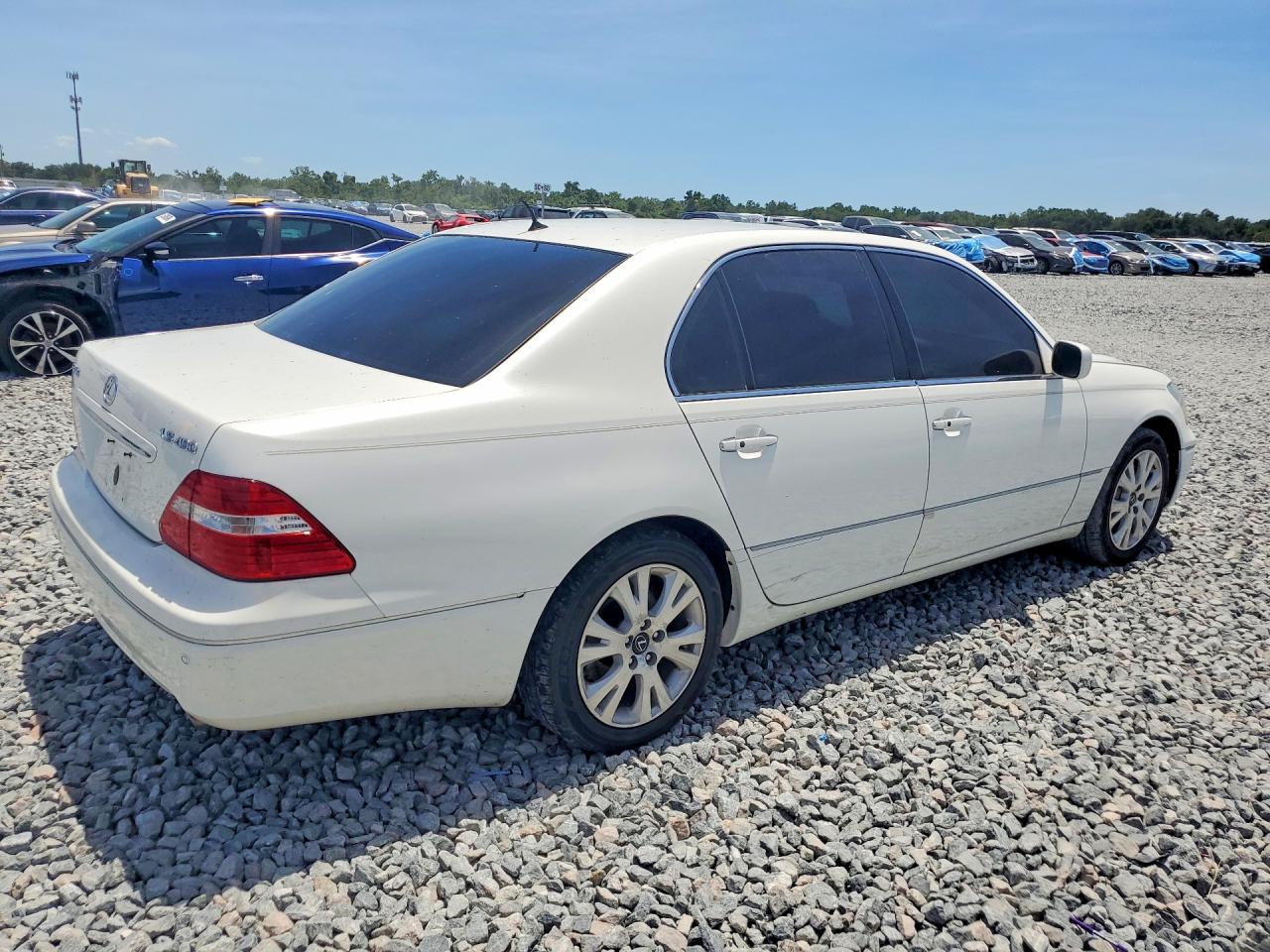 2005 Lexus Ls 430 White vin: JTHBN36F355017732