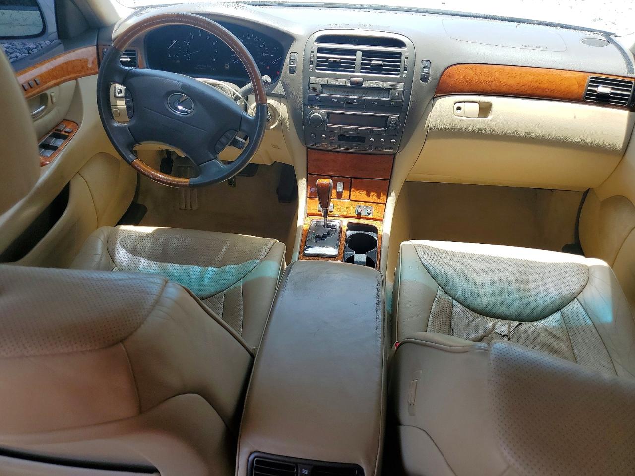 2005 Lexus Ls 430 White vin: JTHBN36F355017732