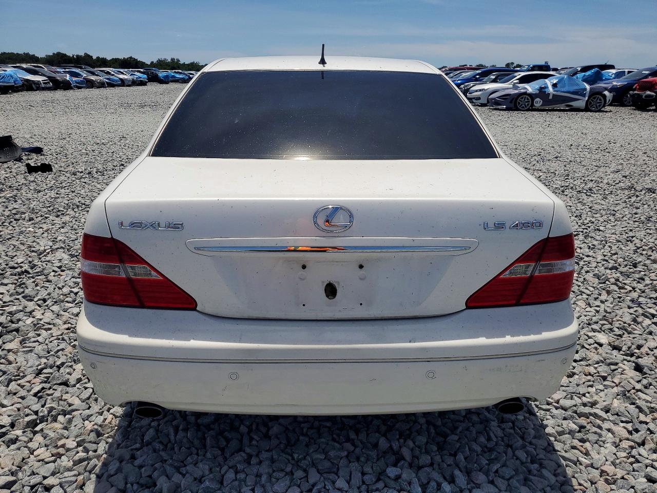 2005 Lexus Ls 430 White vin: JTHBN36F355017732