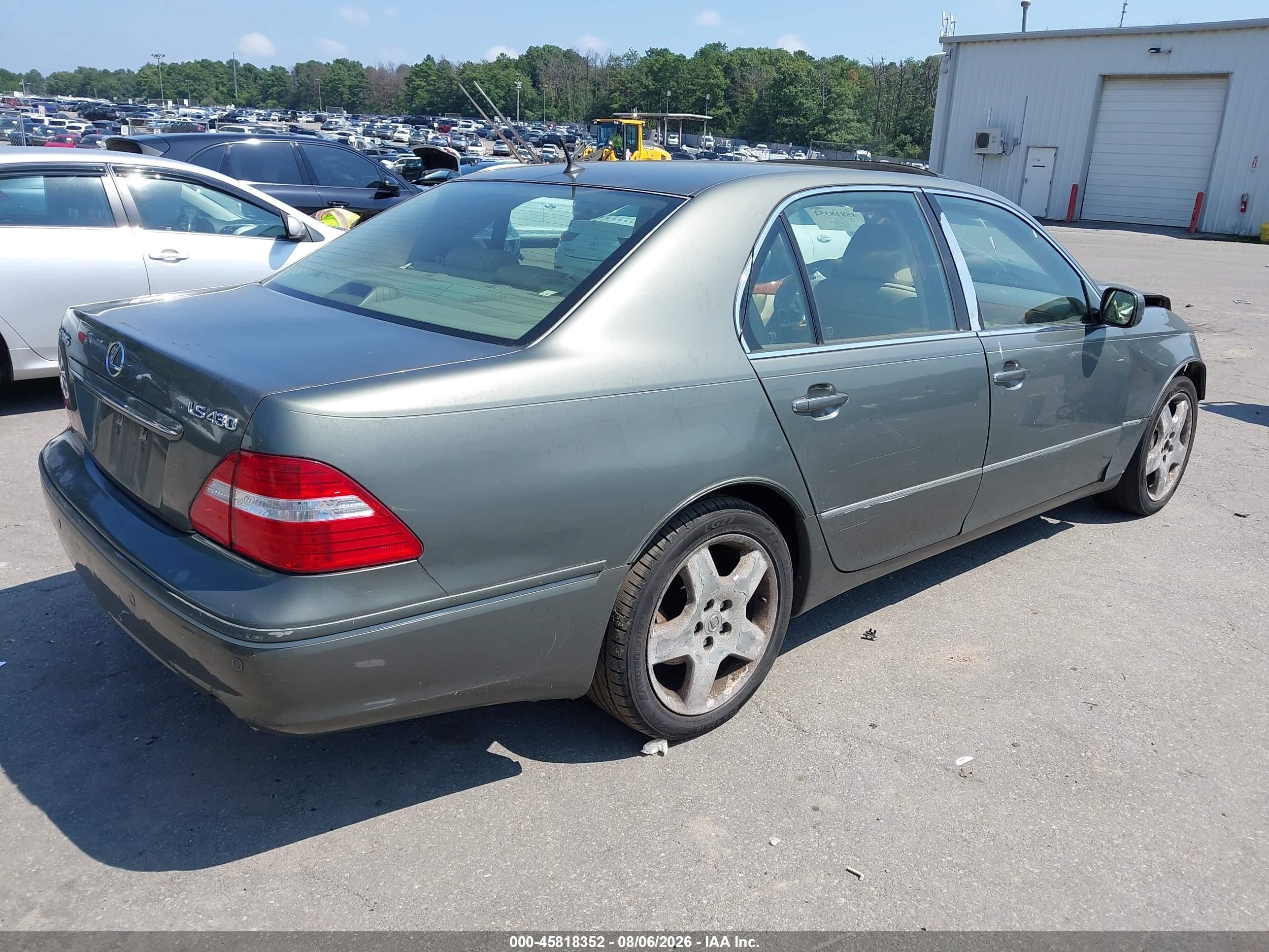 2006 Lexus Ls 430   Green vin: JTHBN36F365046049