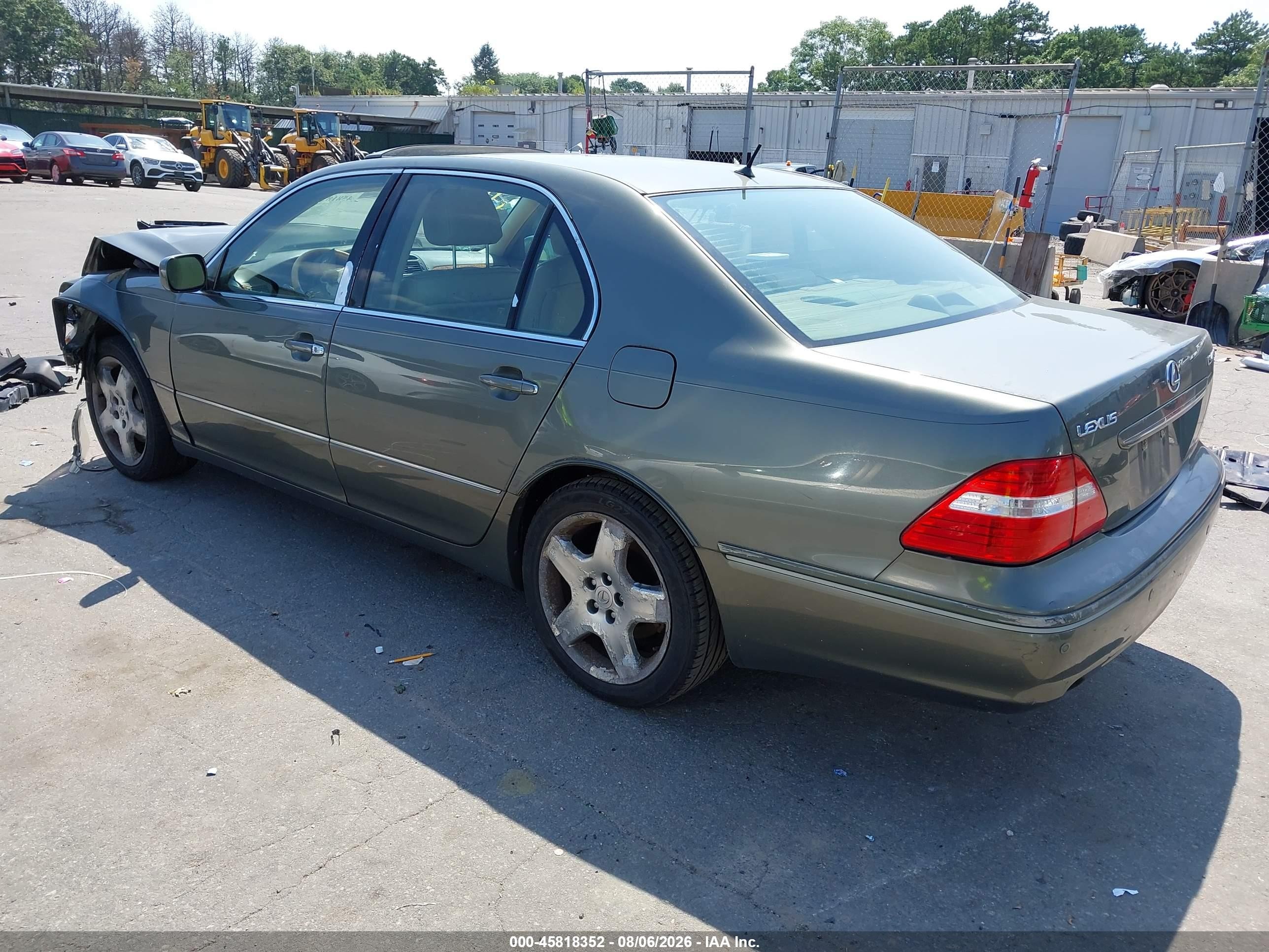 2006 Lexus Ls 430   Green vin: JTHBN36F365046049