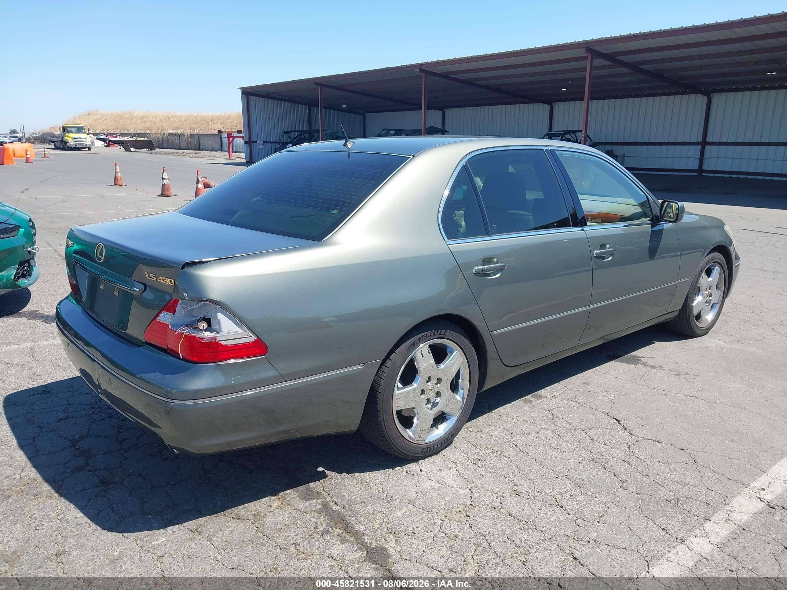 2006 Lexus Ls 430 Серый vin: JTHBN36F365048786