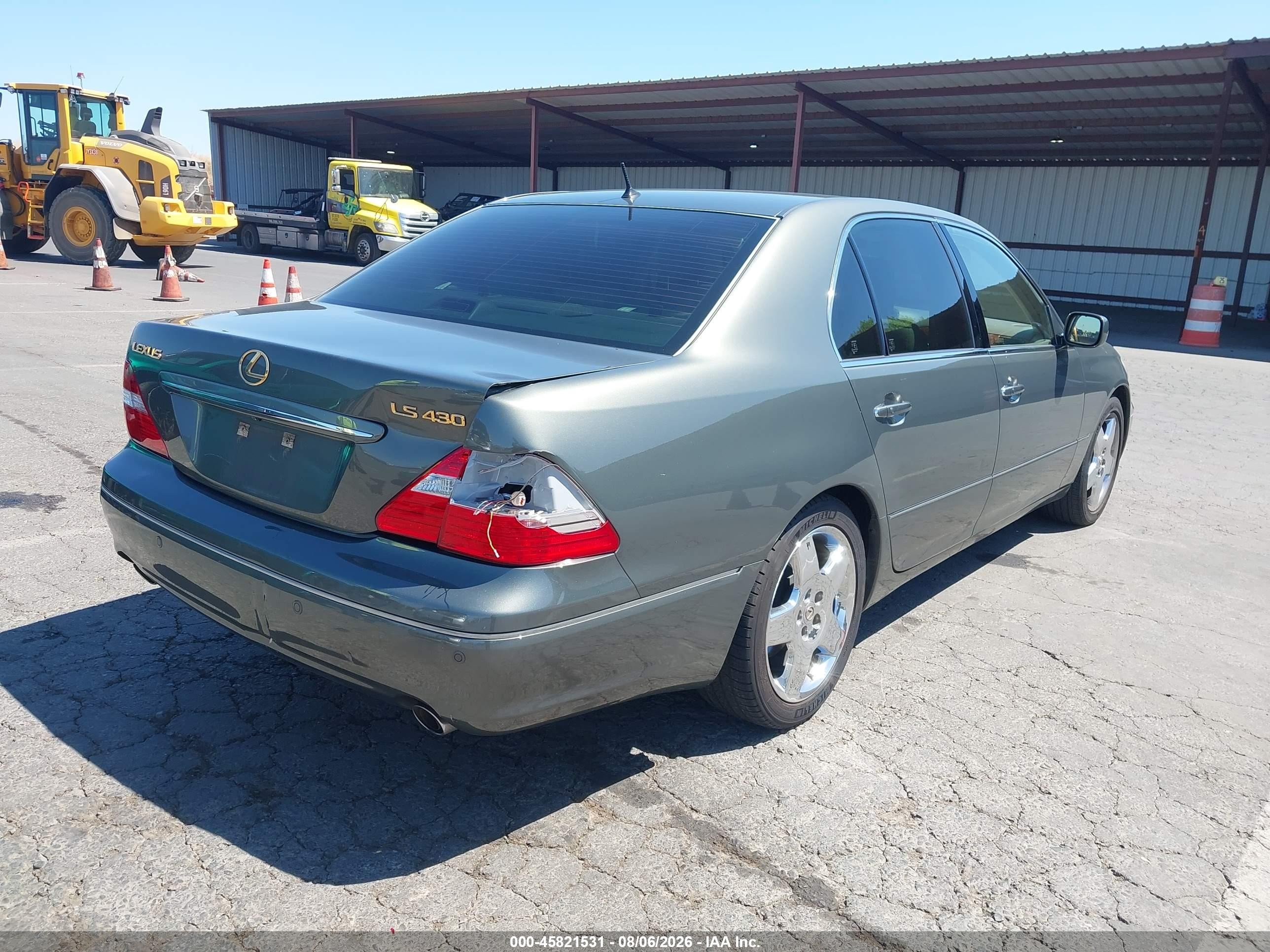 2006 Lexus Ls 430 Серый vin: JTHBN36F365048786