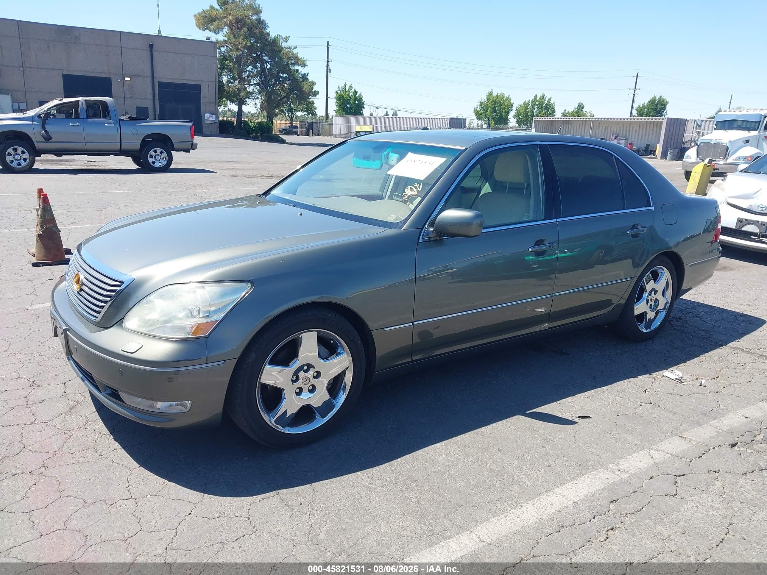 2006 Lexus Ls 430 Серый vin: JTHBN36F365048786