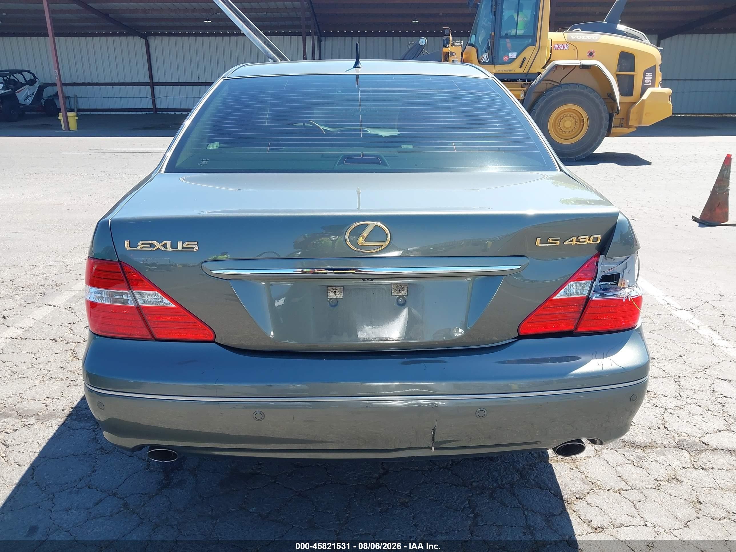 2006 Lexus Ls 430 Серый vin: JTHBN36F365048786