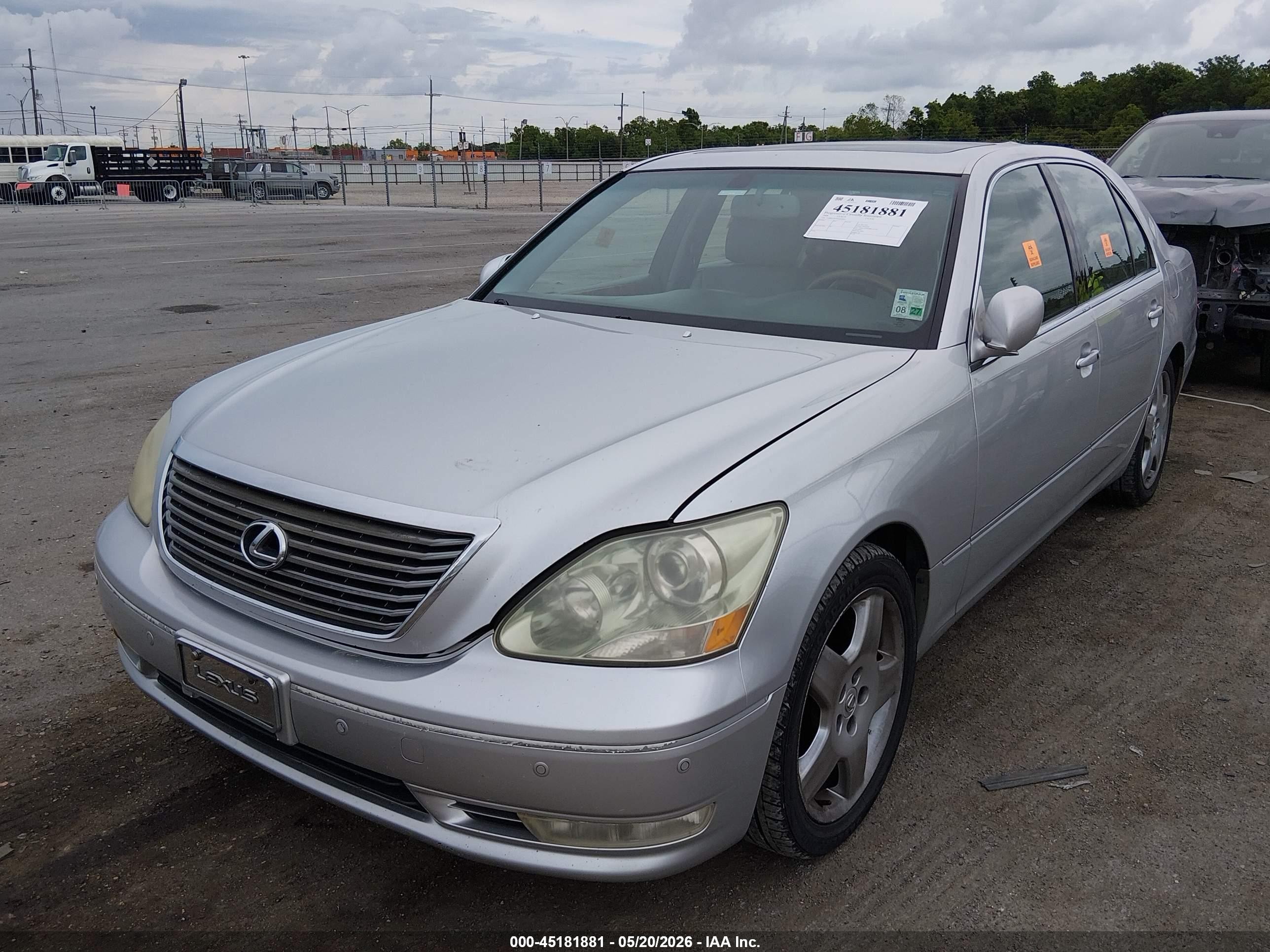 2006 Lexus Ls 430   Silver vin: JTHBN36F365049940