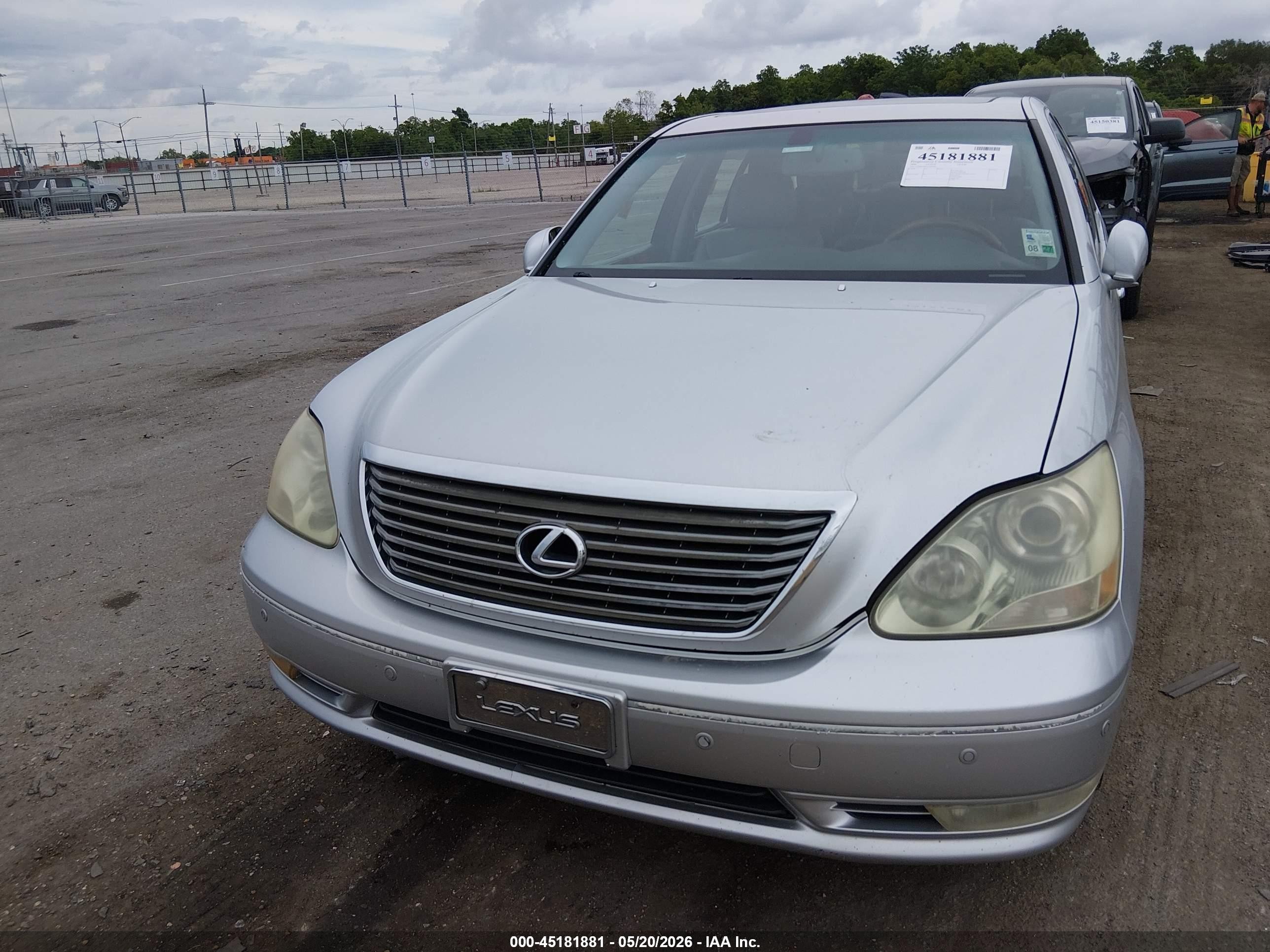 2006 Lexus Ls 430   Silver vin: JTHBN36F365049940