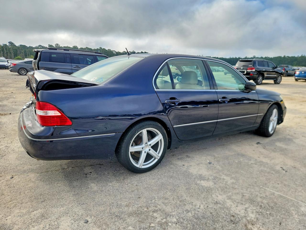 2006 Lexus Ls 430 Blue vin: JTHBN36F365053826