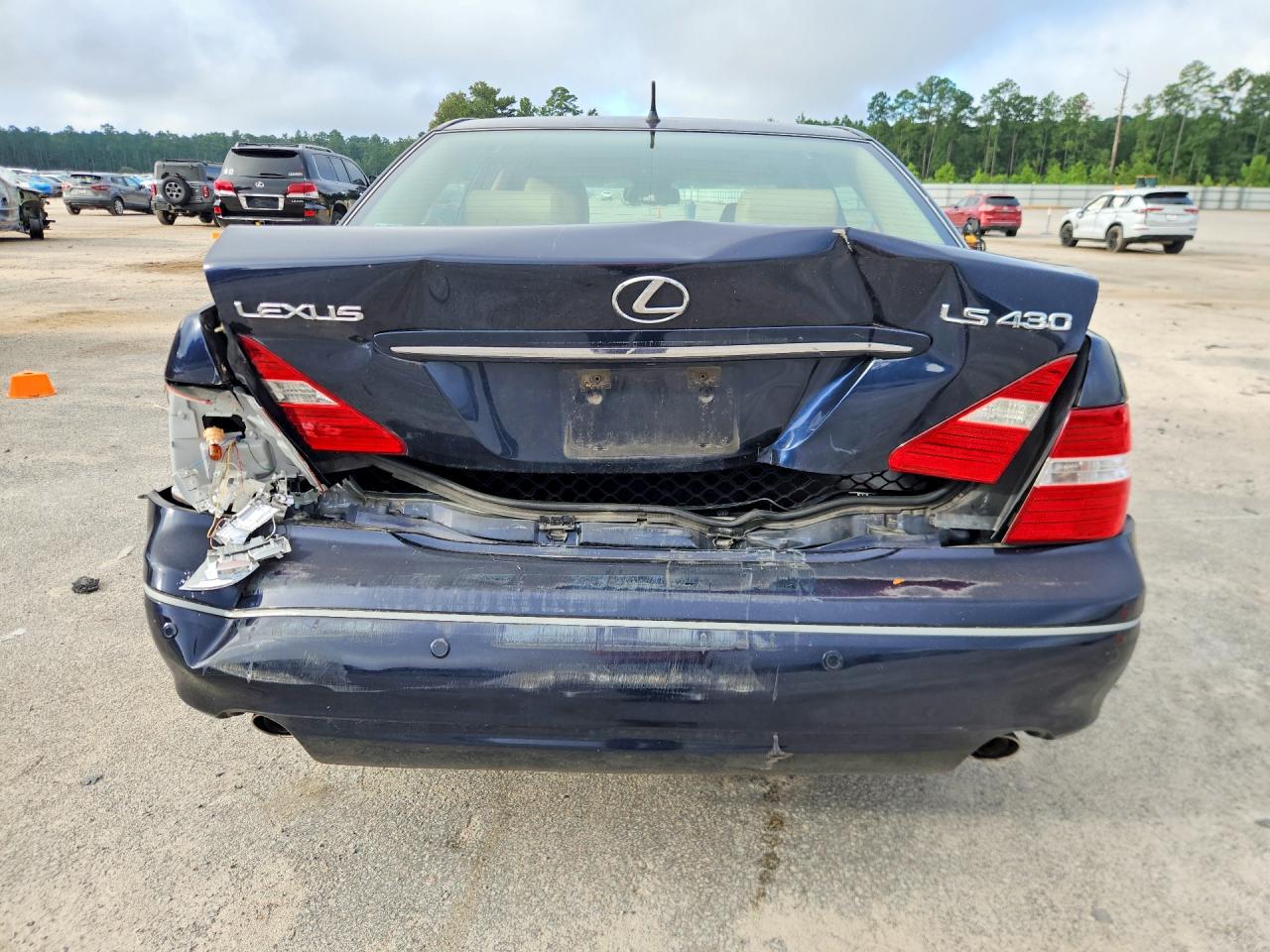 2006 Lexus Ls 430 Blue vin: JTHBN36F365053826