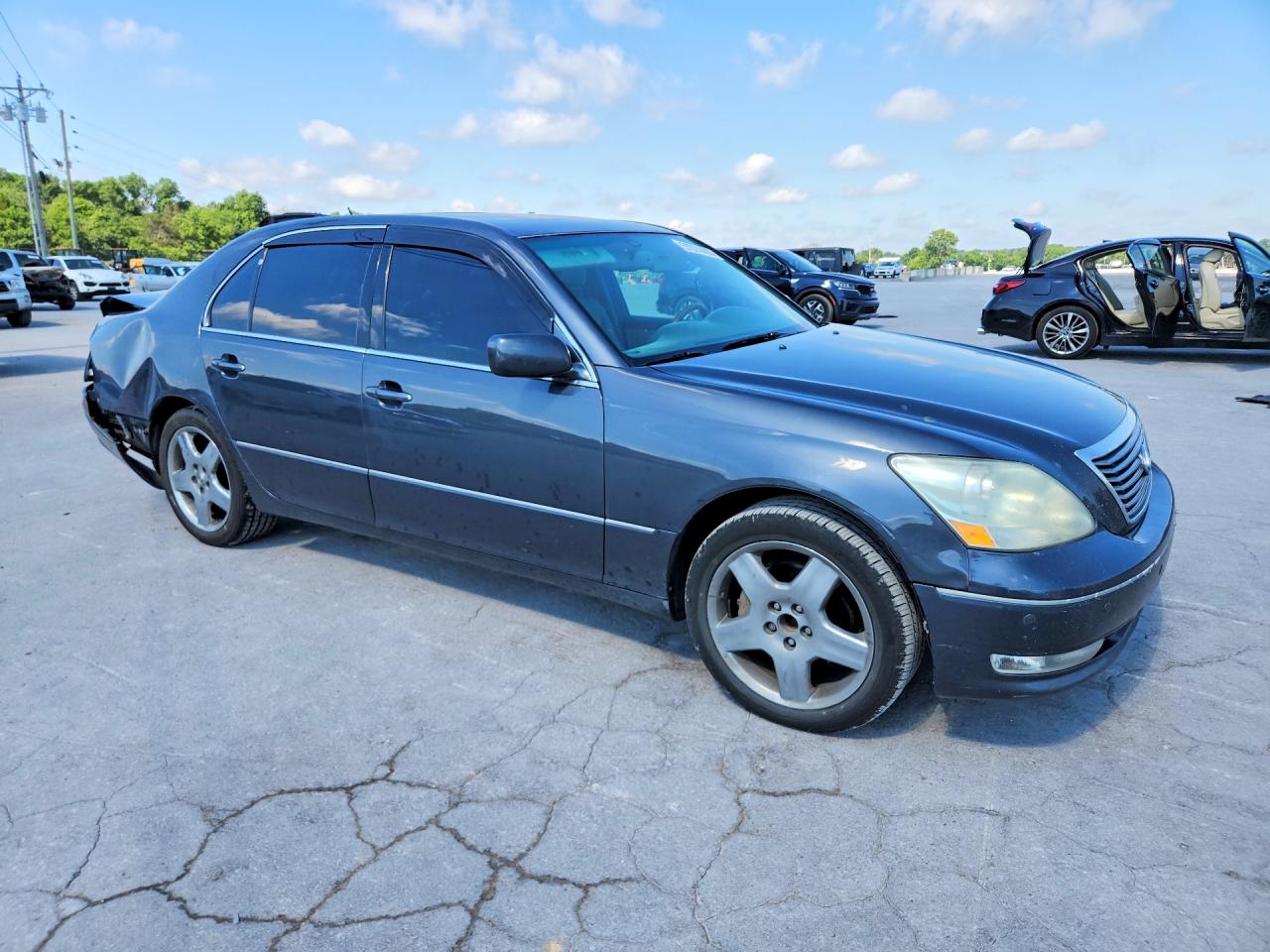 2006 Lexus Ls 430 Blue vin: JTHBN36F365053910