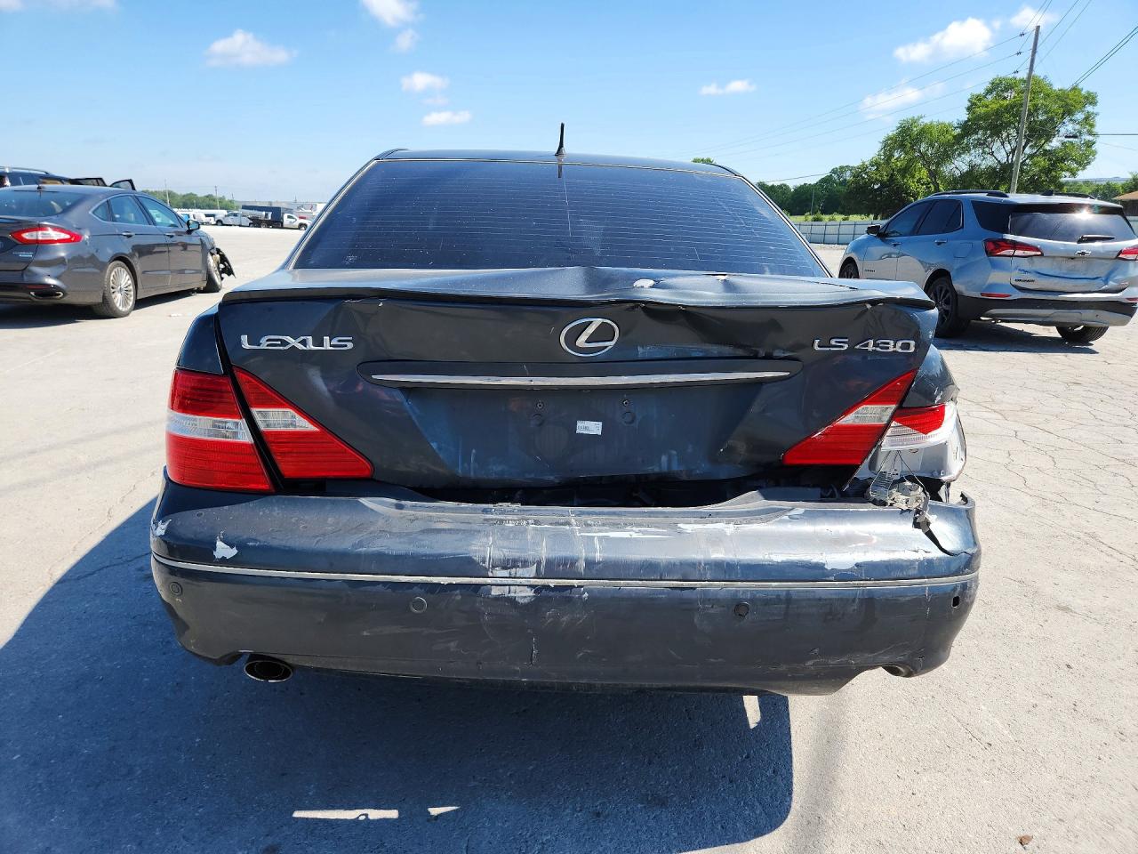 2006 Lexus Ls 430 Blue vin: JTHBN36F365053910
