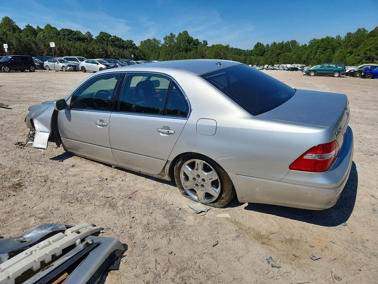 2004 Lexus Ls 430 Silver vin: JTHBN36F440133405