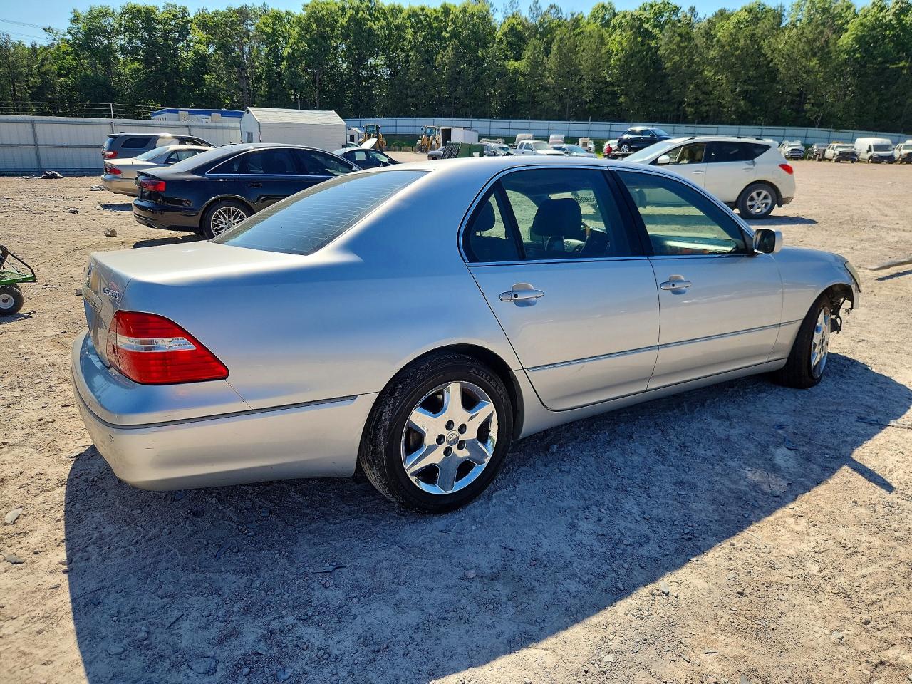 2004 Lexus Ls 430 Silver vin: JTHBN36F440133405