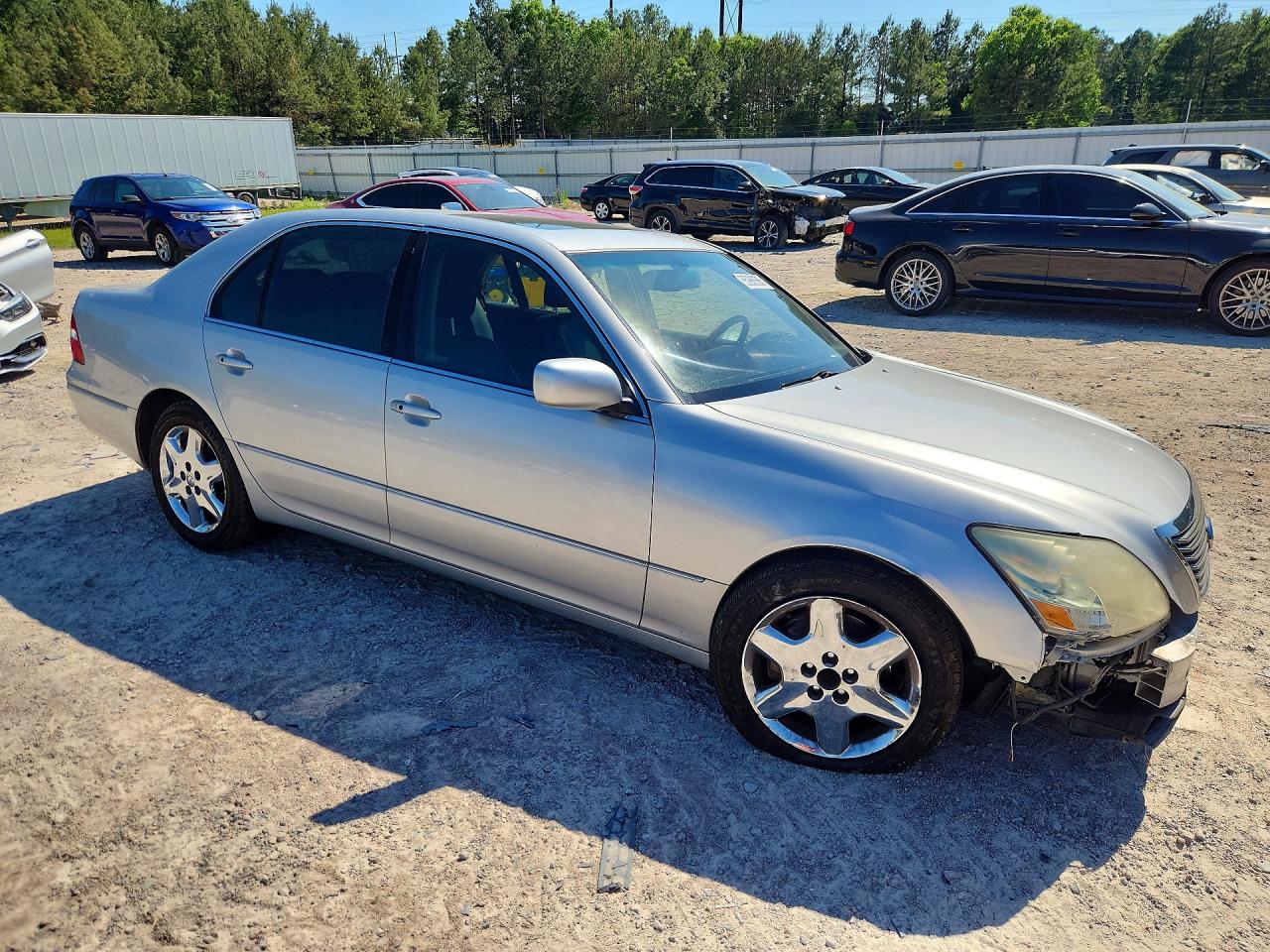 2004 Lexus Ls 430 Silver vin: JTHBN36F440133405