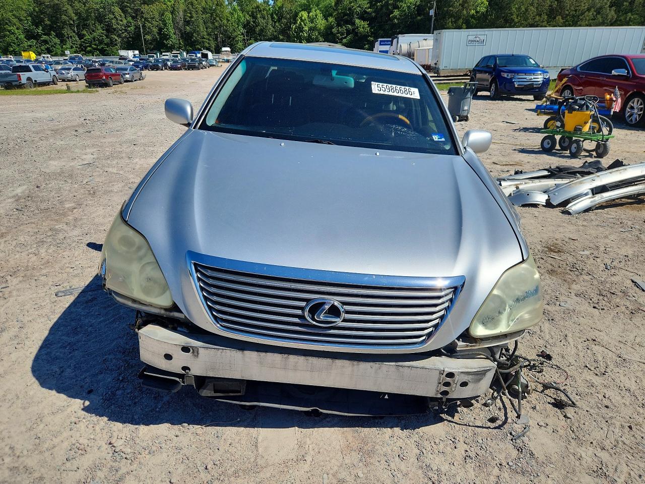 2004 Lexus Ls 430 Silver vin: JTHBN36F440133405