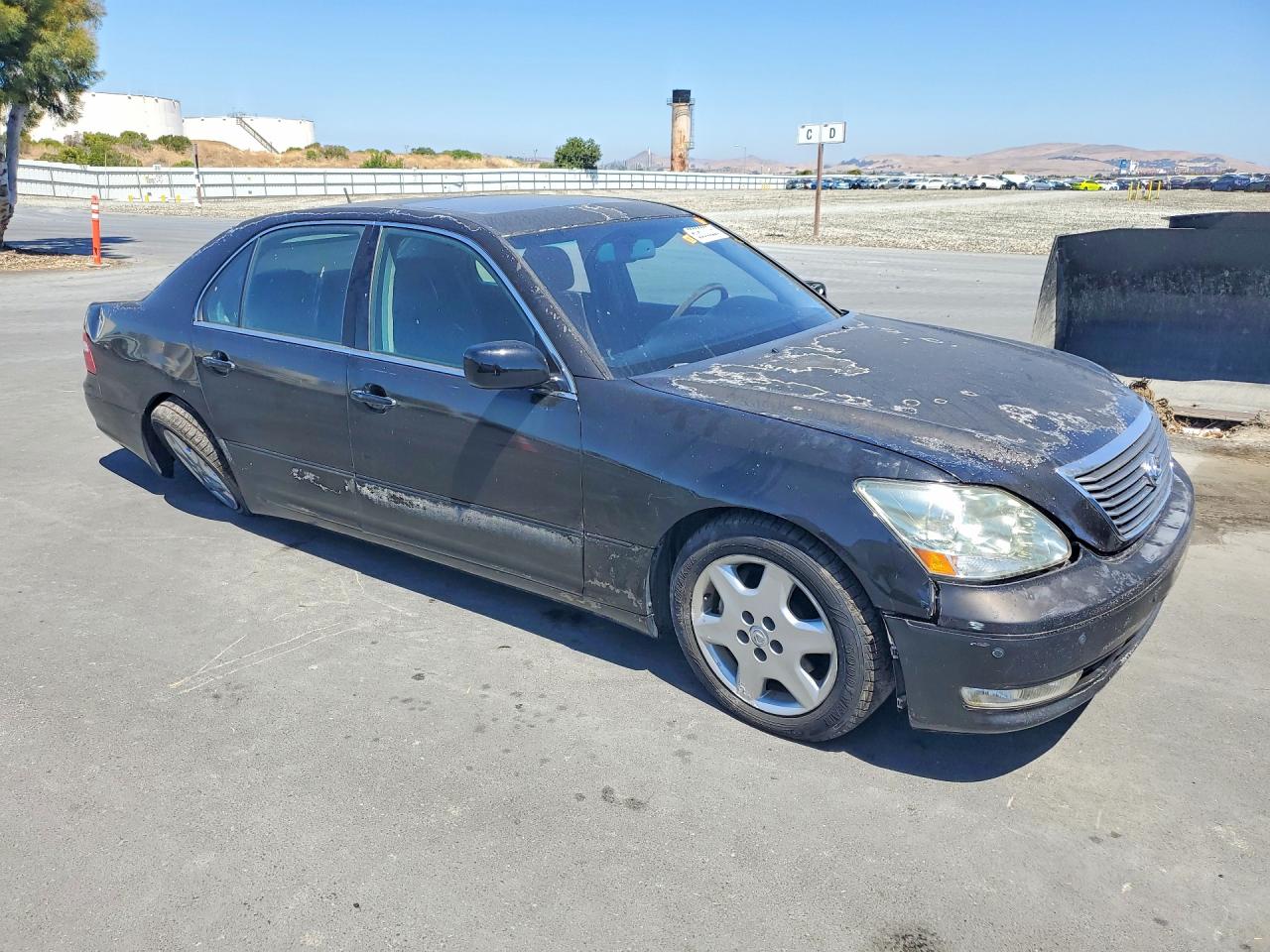 2004 Lexus Ls 430 Black vin: JTHBN36F440146106