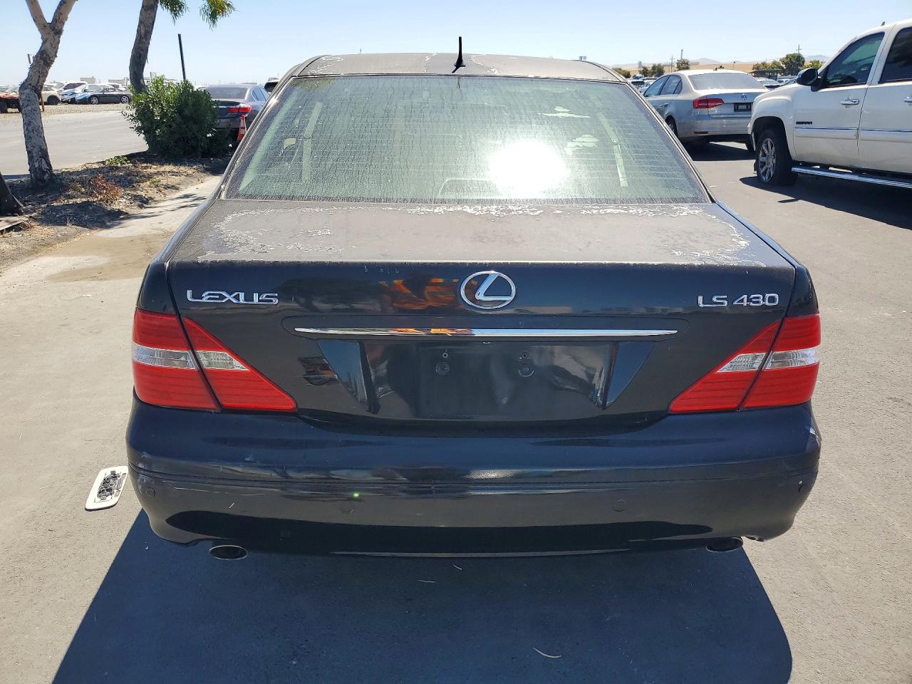2004 Lexus Ls 430 Black vin: JTHBN36F440146106