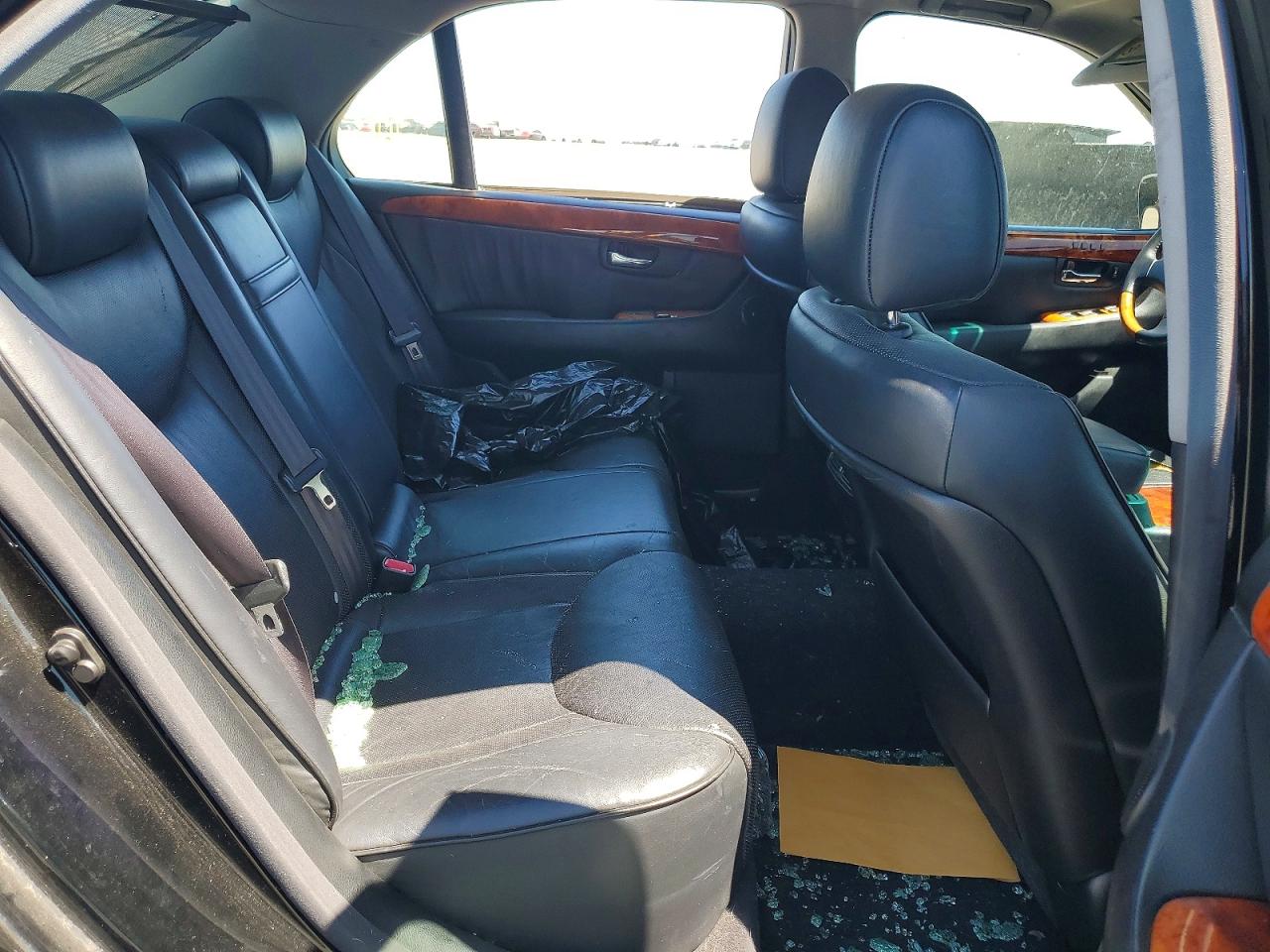 2004 Lexus Ls 430 Black vin: JTHBN36F440146106
