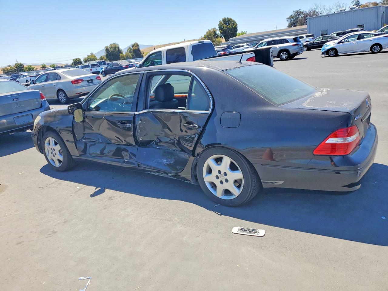 2004 Lexus Ls 430 Black vin: JTHBN36F440146106