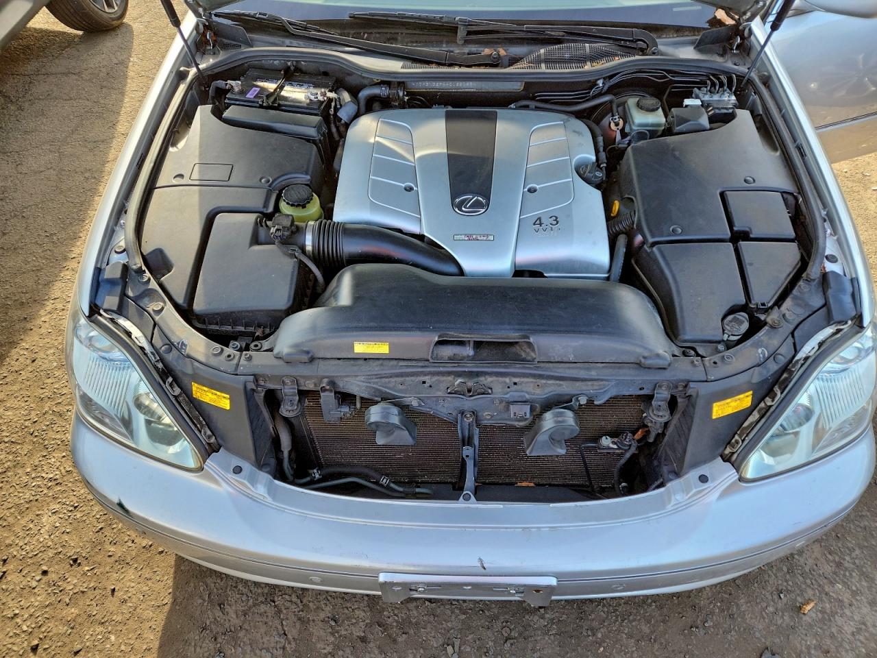 2004 Lexus Ls 430 Silver vin: JTHBN36F440162063