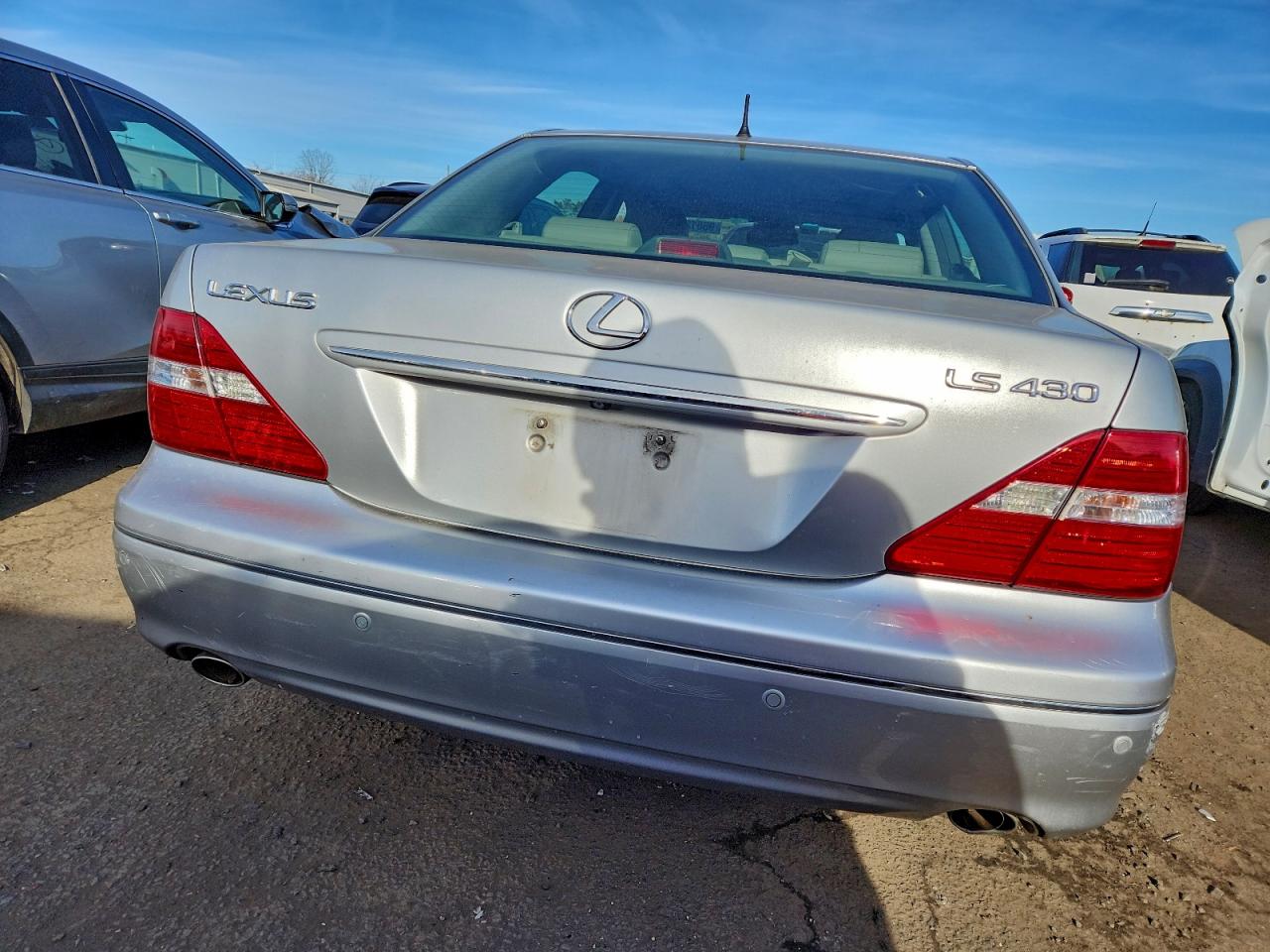 2004 Lexus Ls 430 Silver vin: JTHBN36F440162063