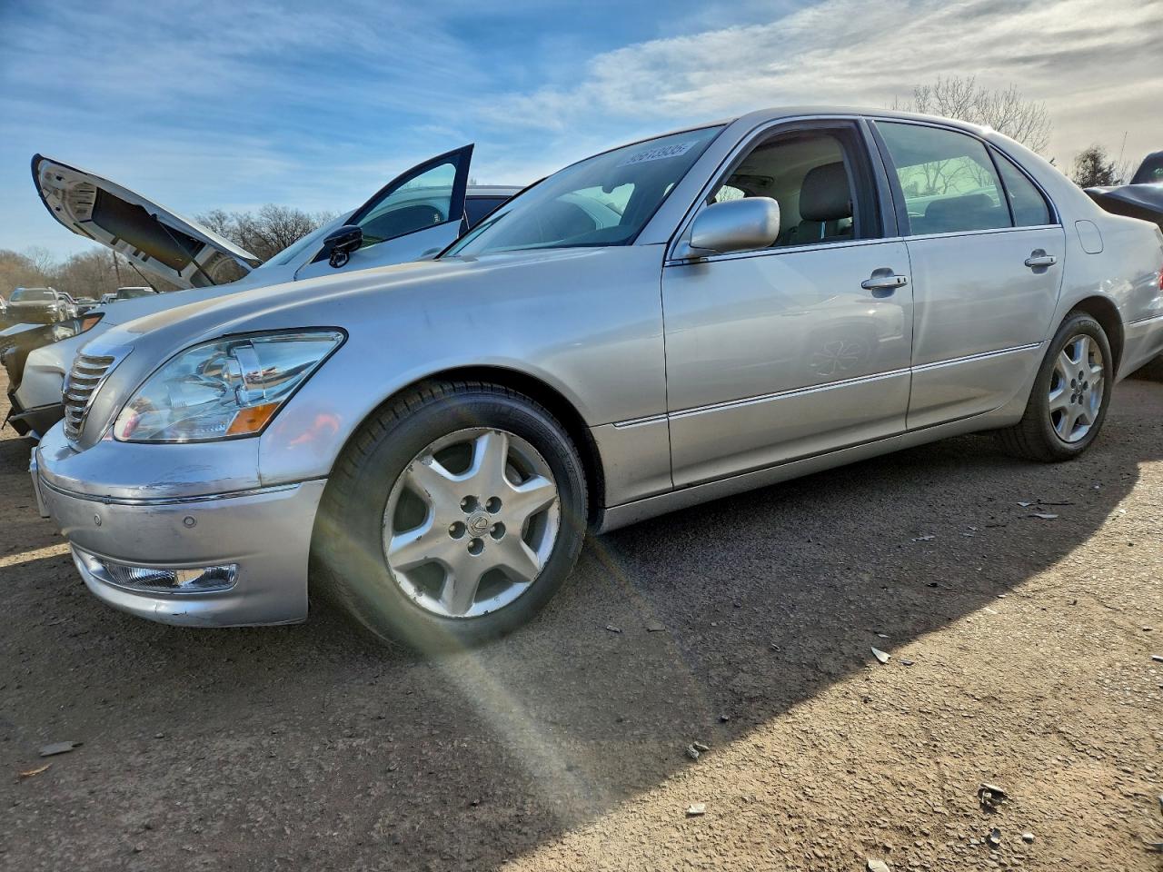 2004 Lexus Ls 430 Серебряный vin: JTHBN36F440162063