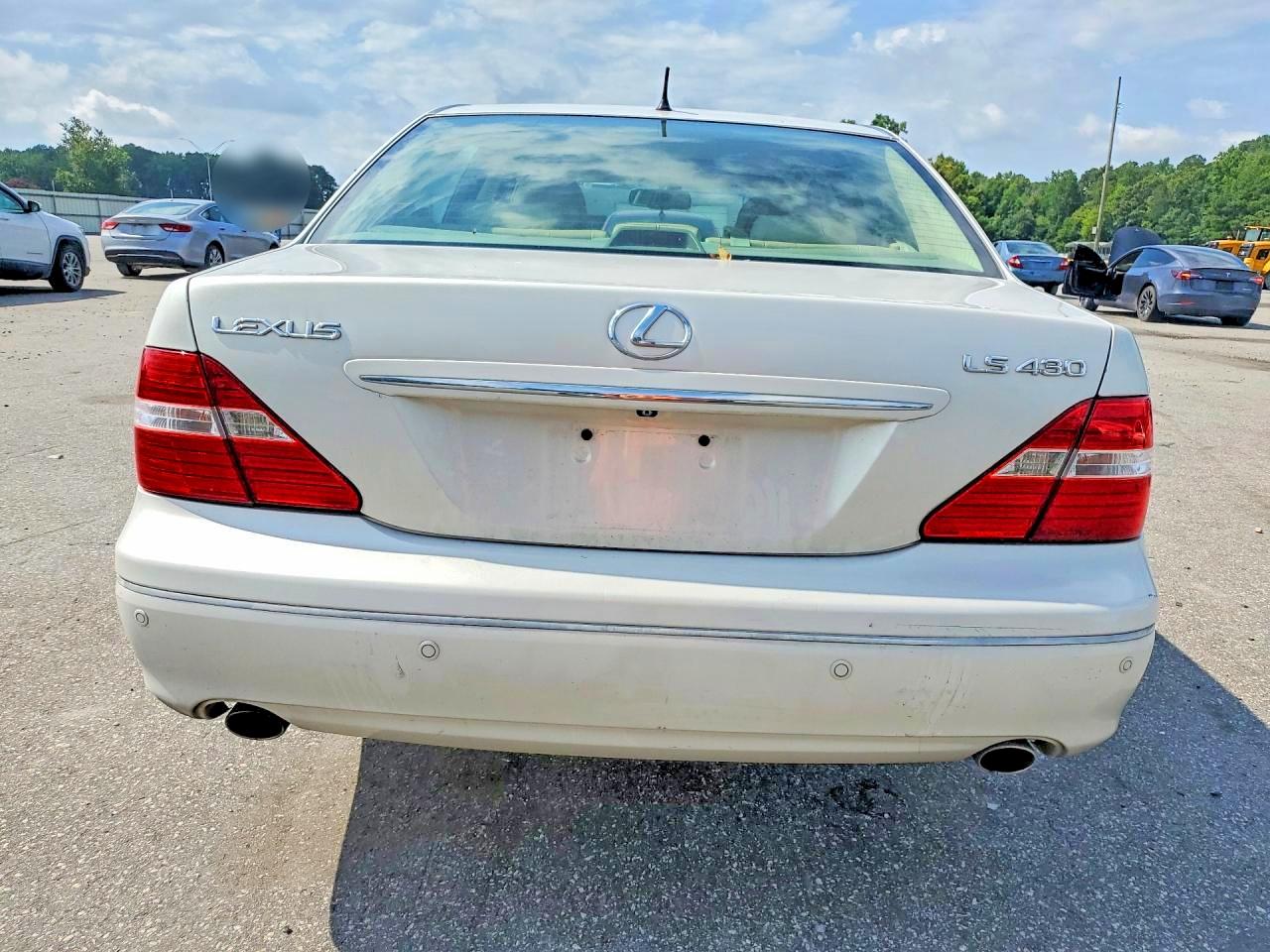 2005 Lexus Ls 430 White vin: JTHBN36F450176417