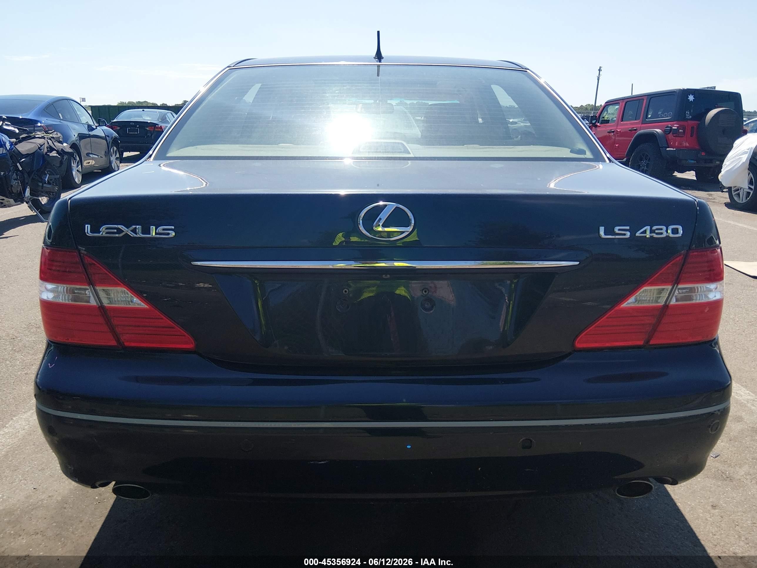 2005 Lexus Ls 430   Navy vin: JTHBN36F455006707