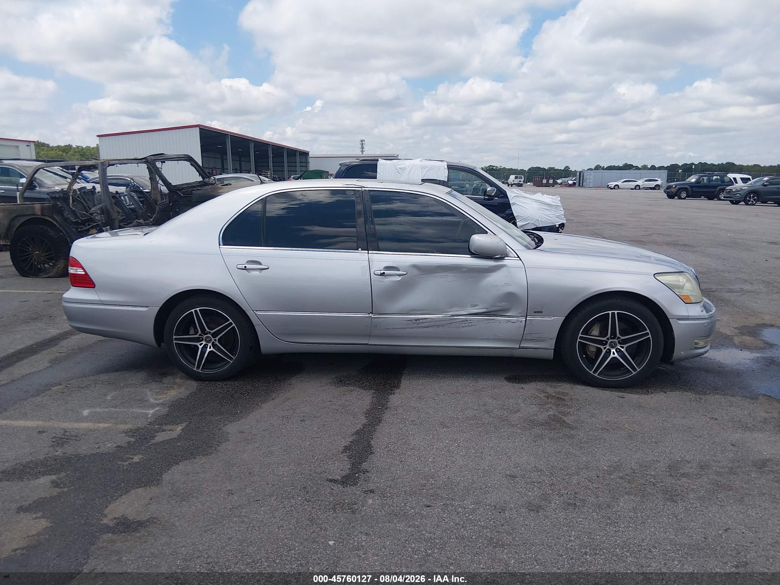 2005 Lexus Ls 430   Silver vin: JTHBN36F455012264
