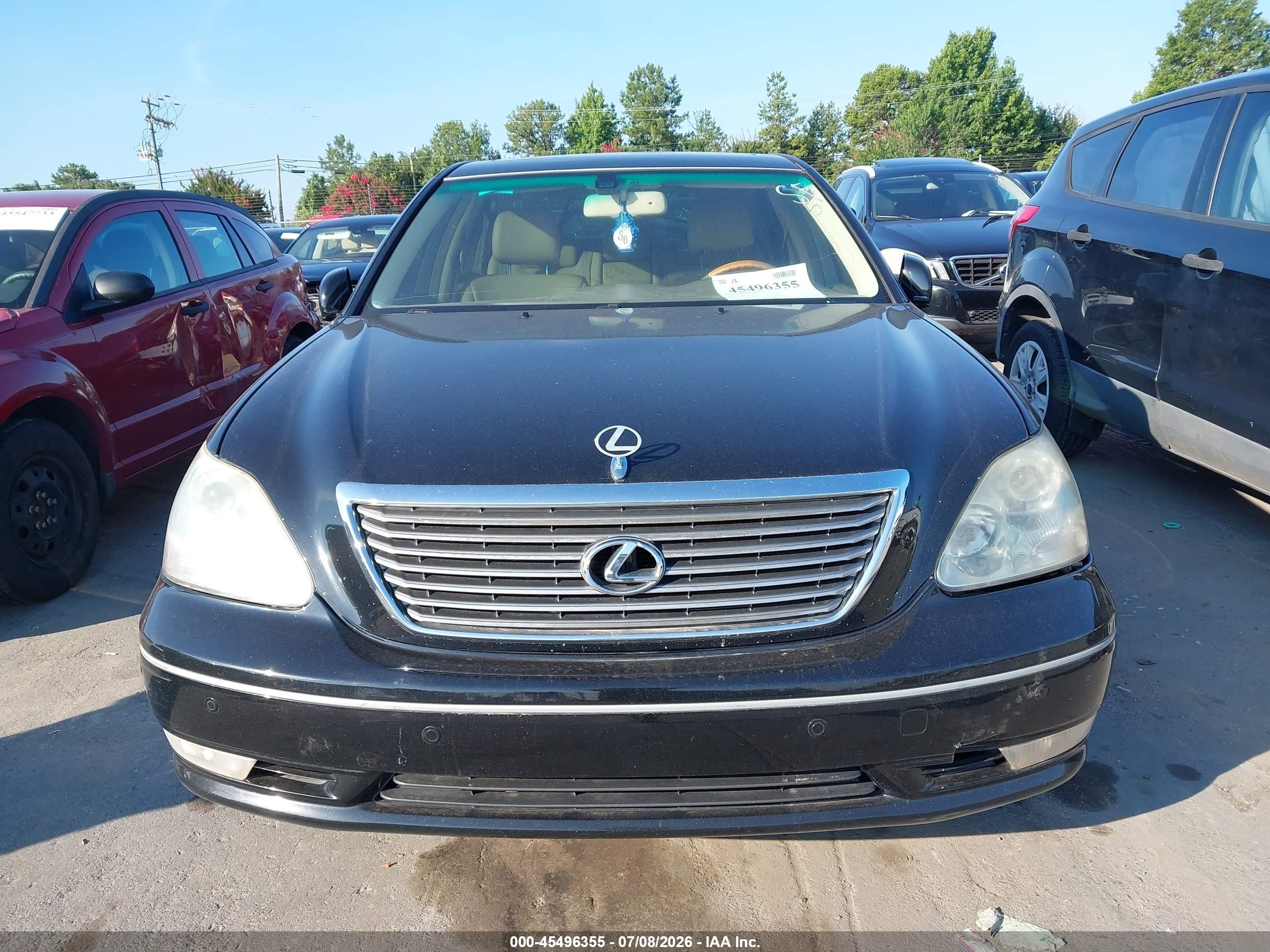 2005 Lexus Ls 430   Black vin: JTHBN36F455016993