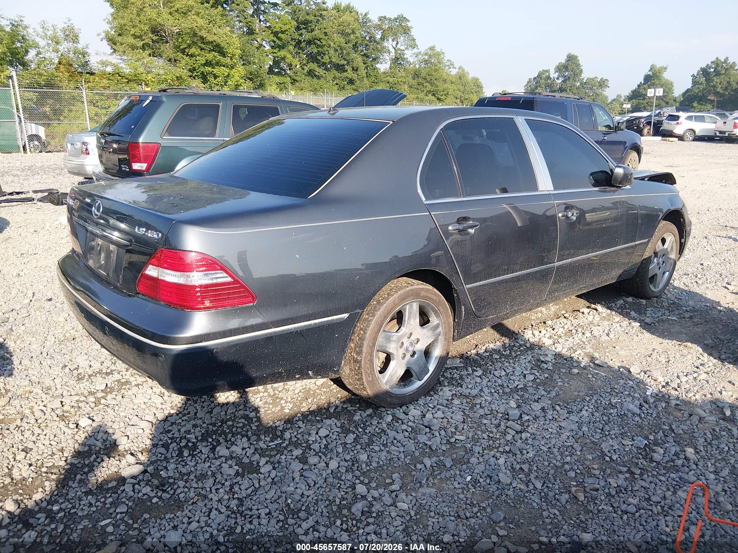 2005 Lexus Ls 430   Gray vin: JTHBN36F455026410