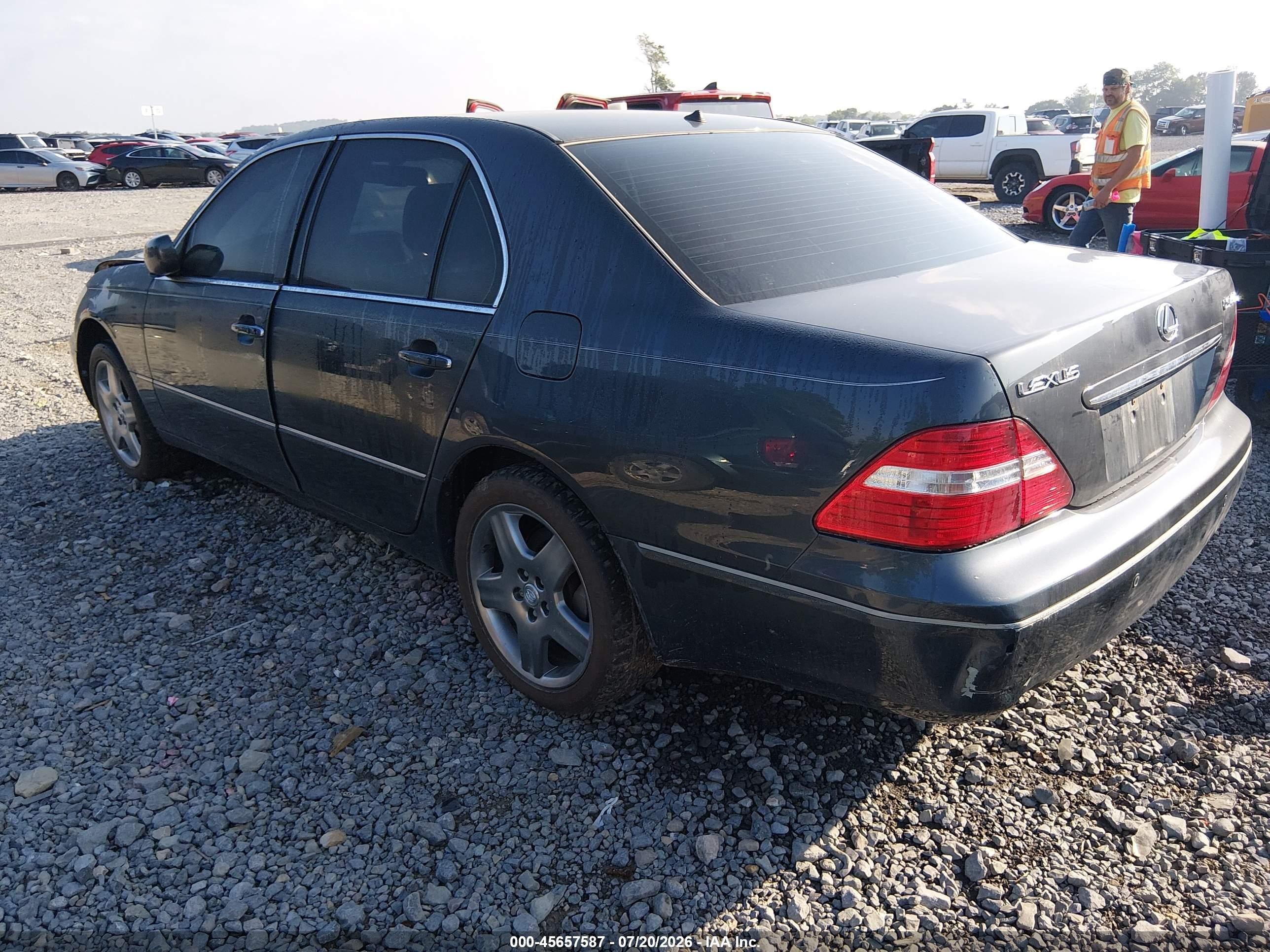2005 Lexus Ls 430   Gray vin: JTHBN36F455026410