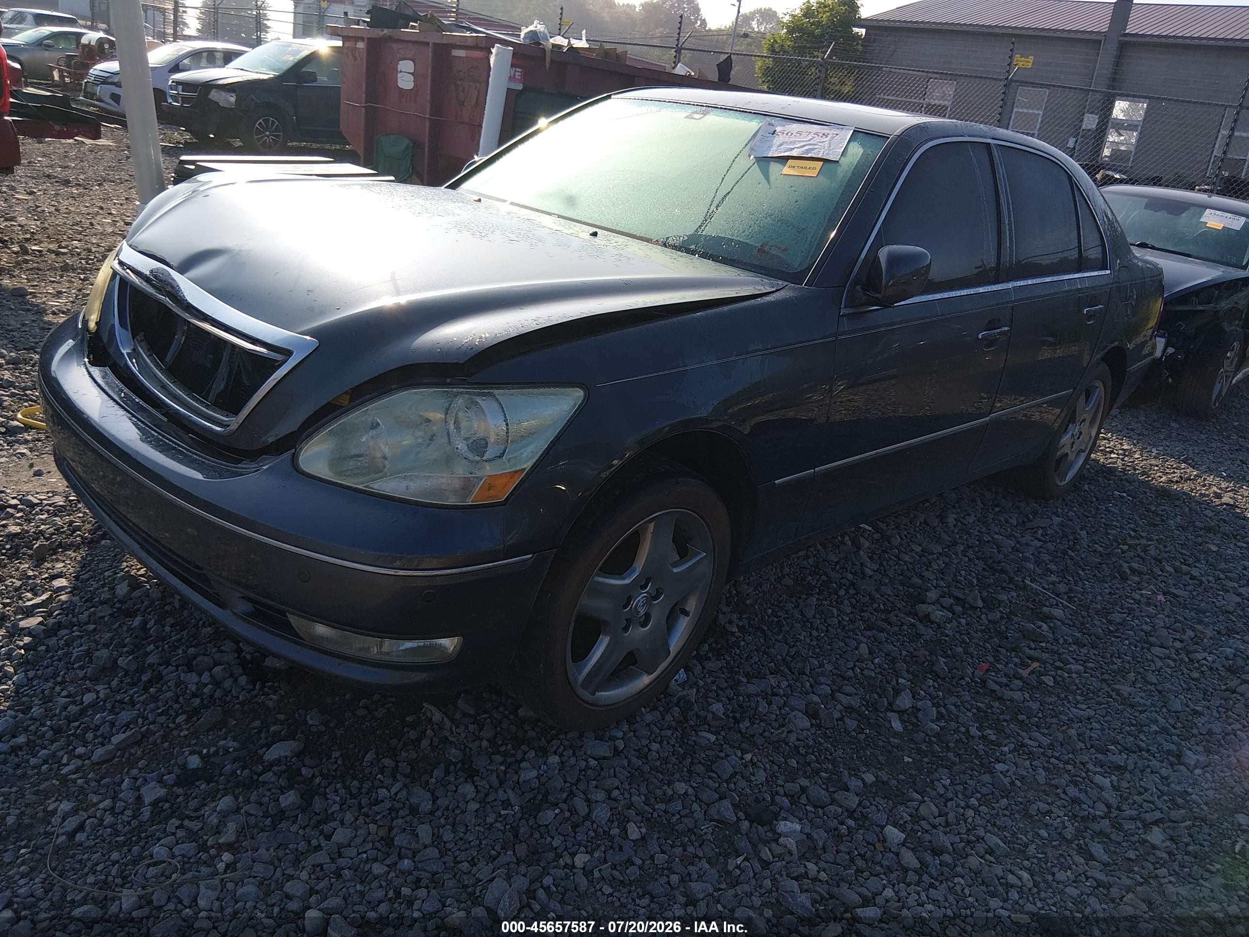 2005 Lexus Ls 430   Gray vin: JTHBN36F455026410