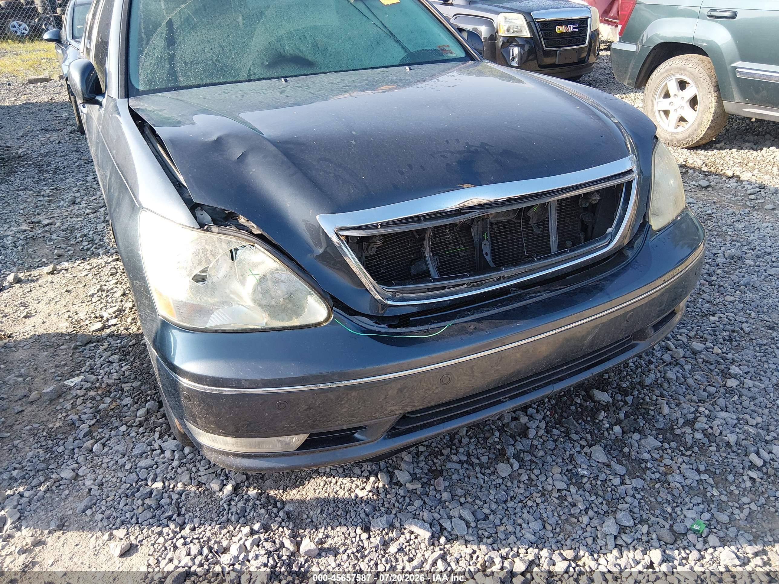 2005 Lexus Ls 430   Gray vin: JTHBN36F455026410
