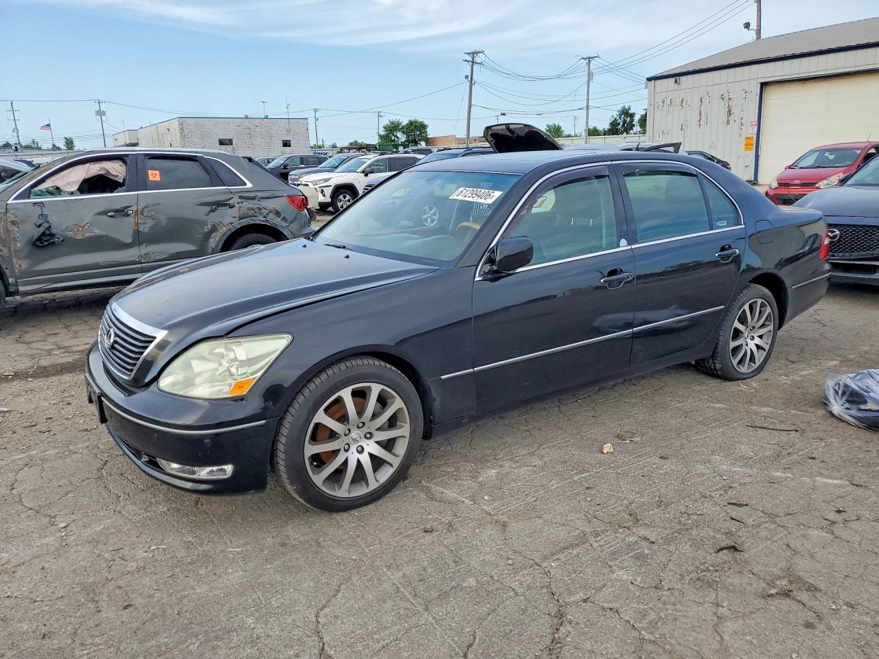 2006 Lexus Ls 430 Black vin: JTHBN36F465037781